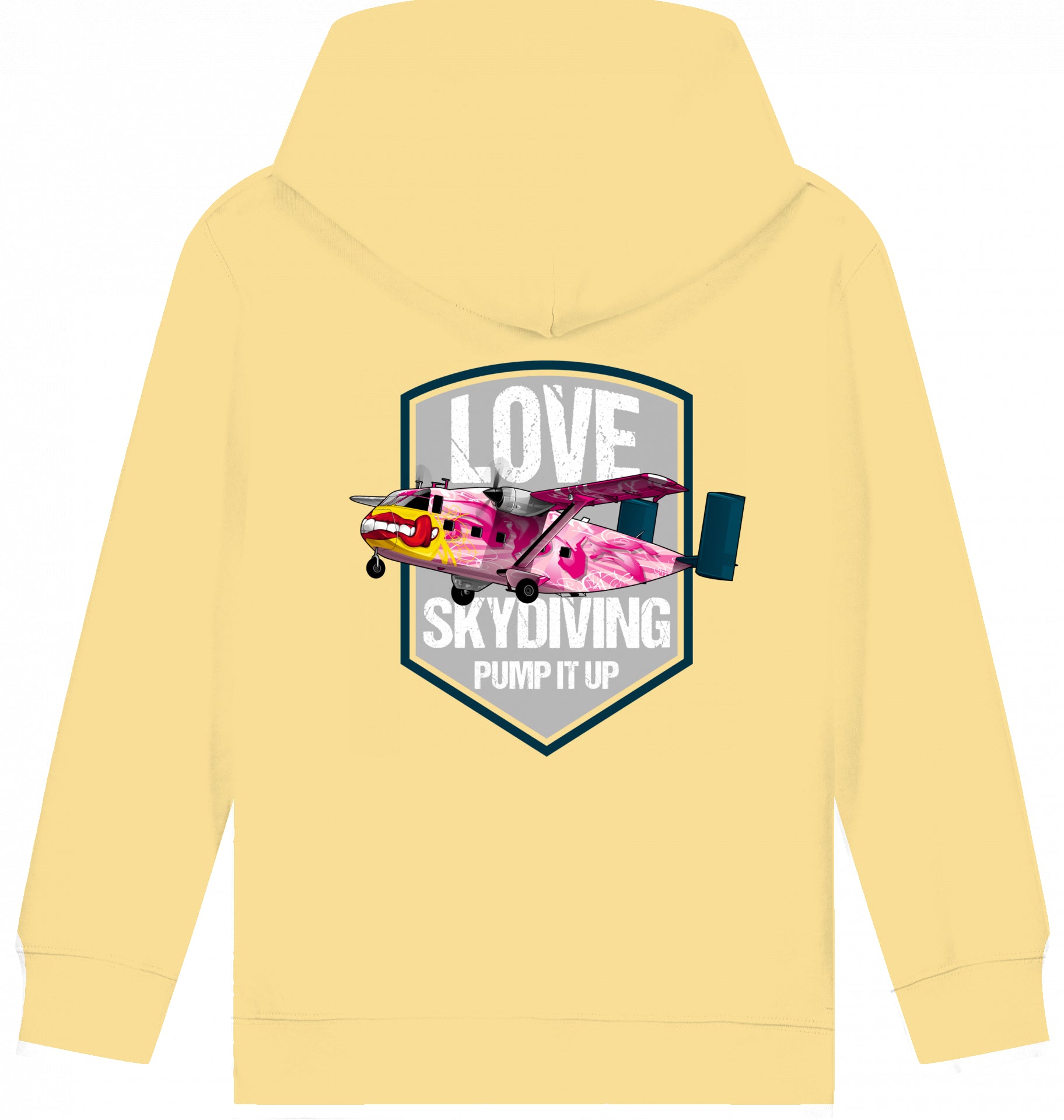 Kids Flugzeug Hoodie Short SC-7 Skyvan Sky Diving