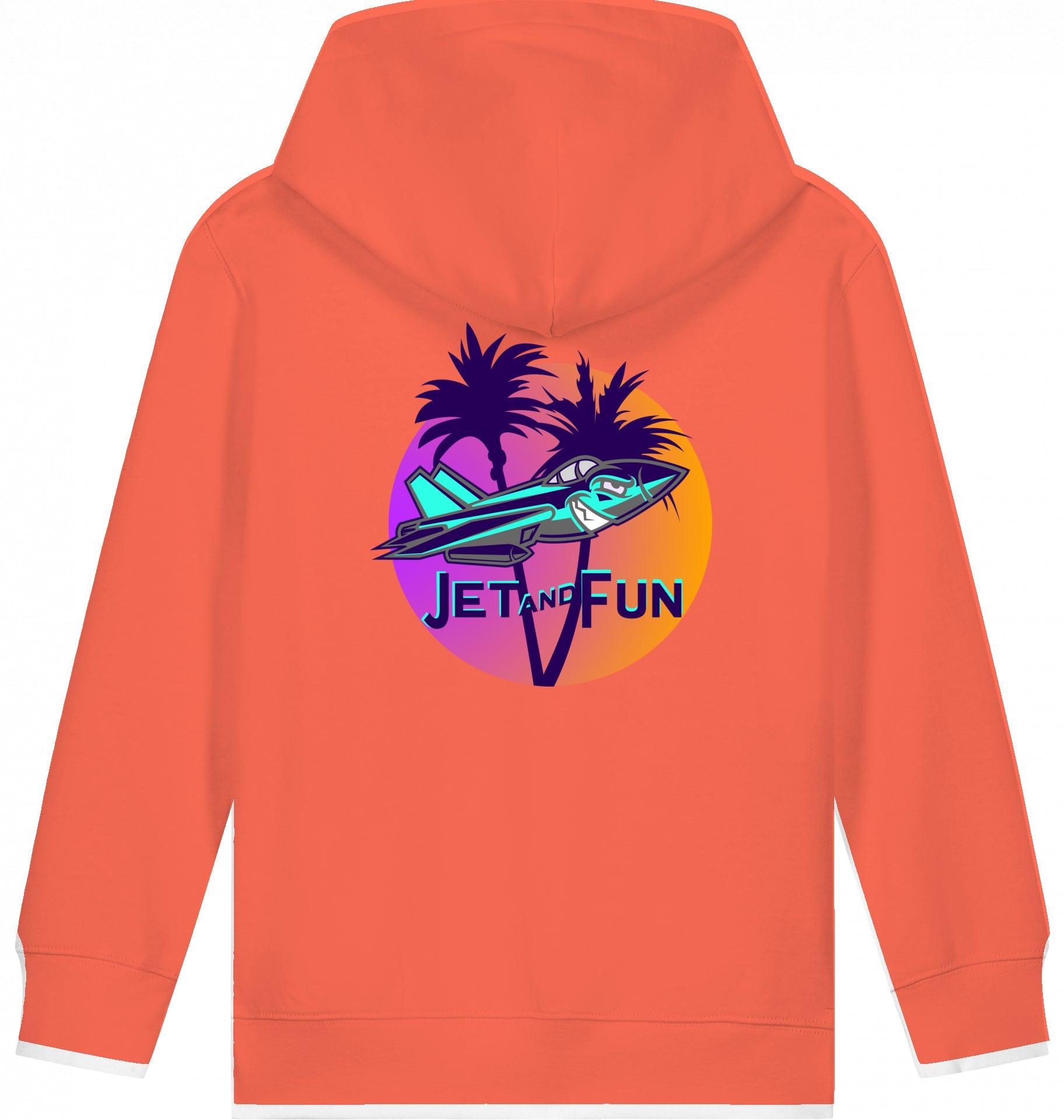 Aviation Kids Aviation Flugzeug Hoodie "Jet and Fun" Fiesta für Piloten, Crews, Kinder & Planespotter made by SUPERSONIC aero 4U