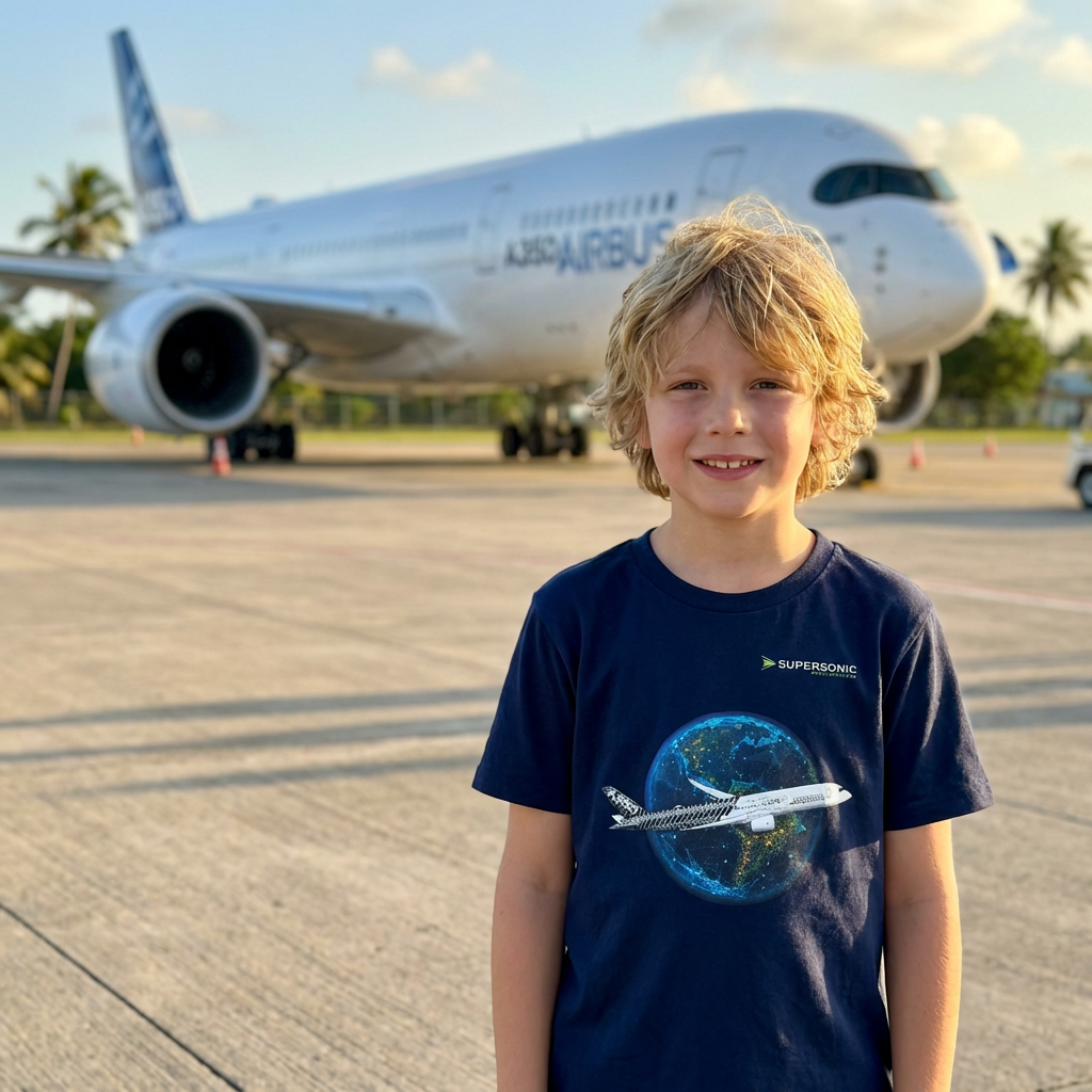 Kinder Tshirt Airbus A350 XWB, Airbus Kids Tshirt, Airbus A350 Tshirt