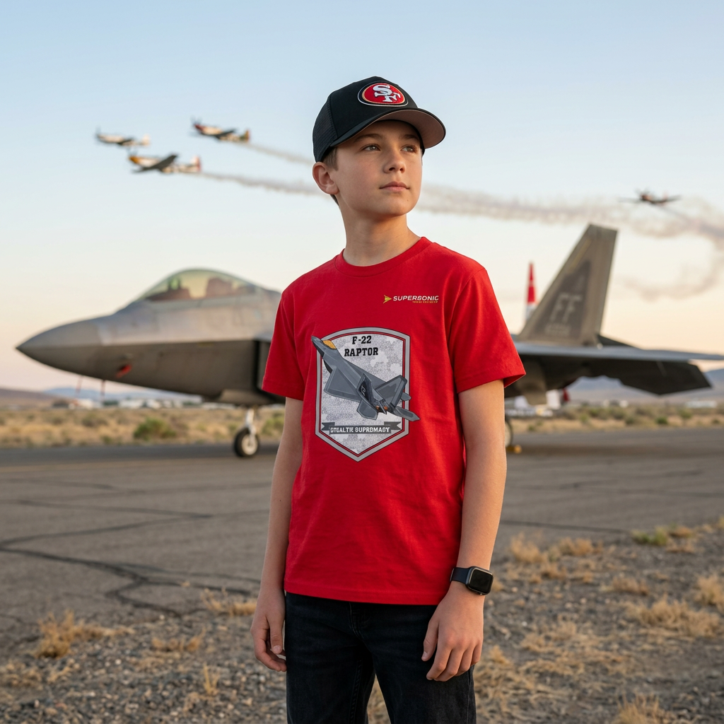 F22-Raptor Kinder Tshirt, Fighter Jet Tshirt, F22 Jet Tshirt