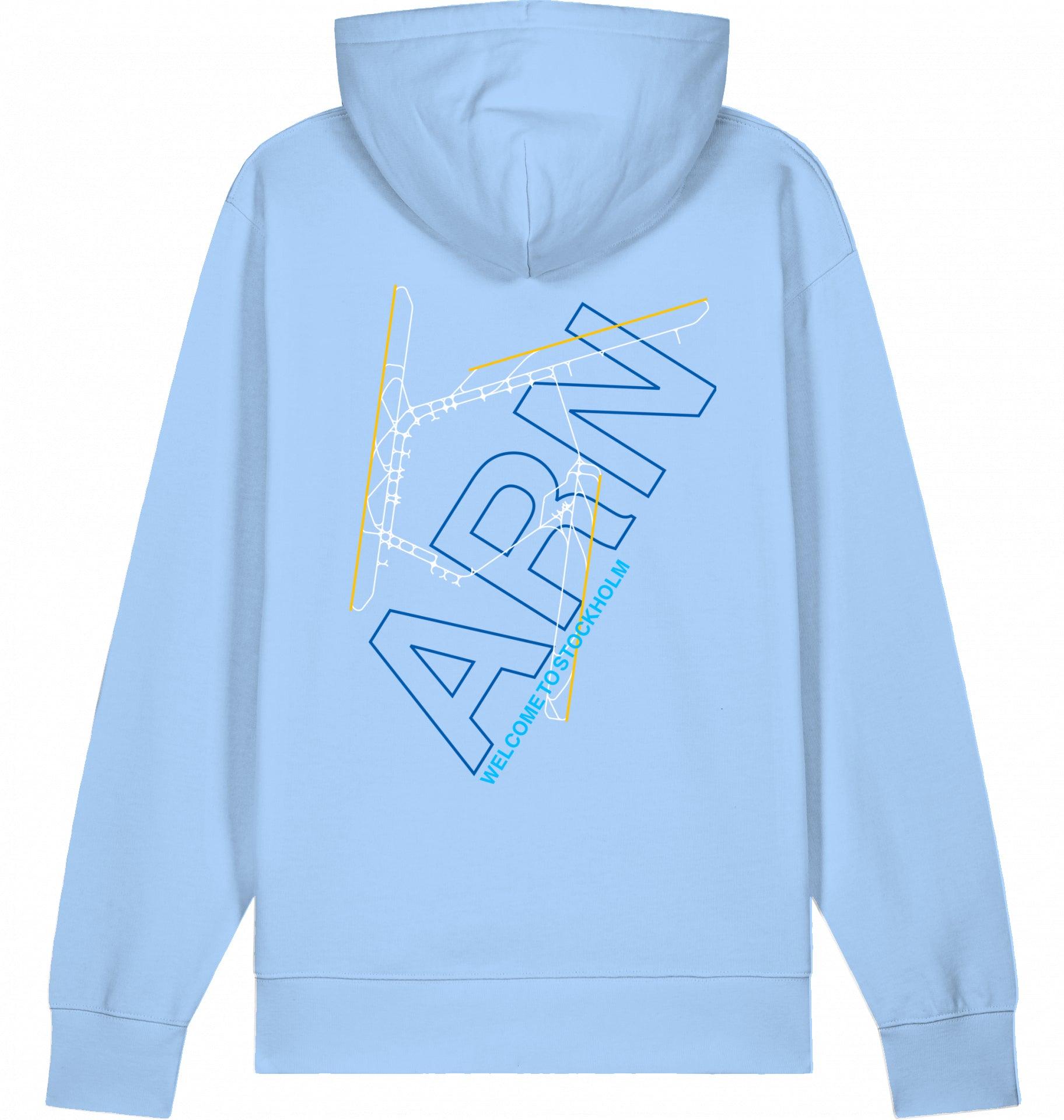 Aviation Stockholm ARN Airport Hoodie 2.0 für Piloten, Crews, Kinder & Planespotter made by SUPERSONIC aero 4U
