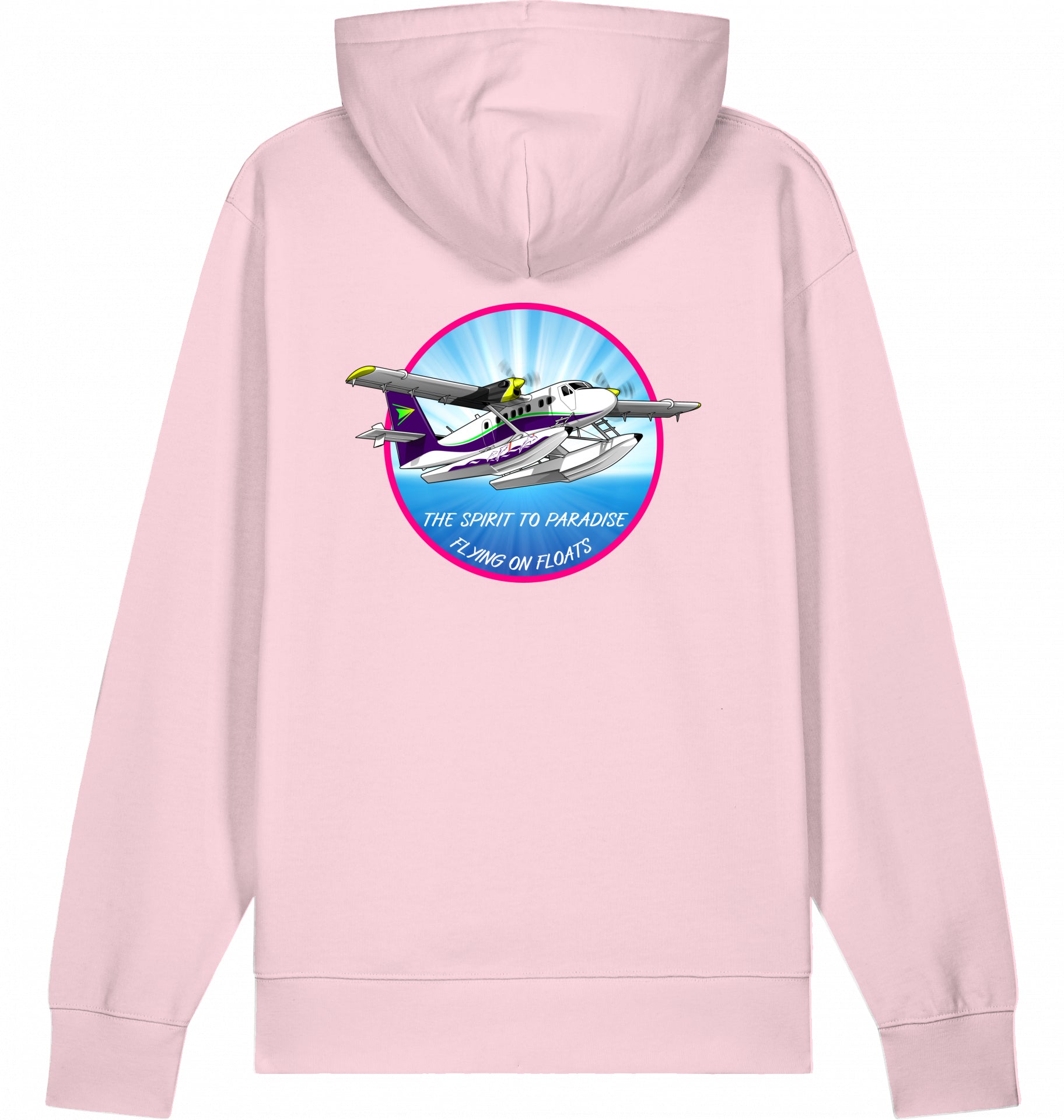 Flugzeug Hoodie DHC-6 Twinotter in Paradise