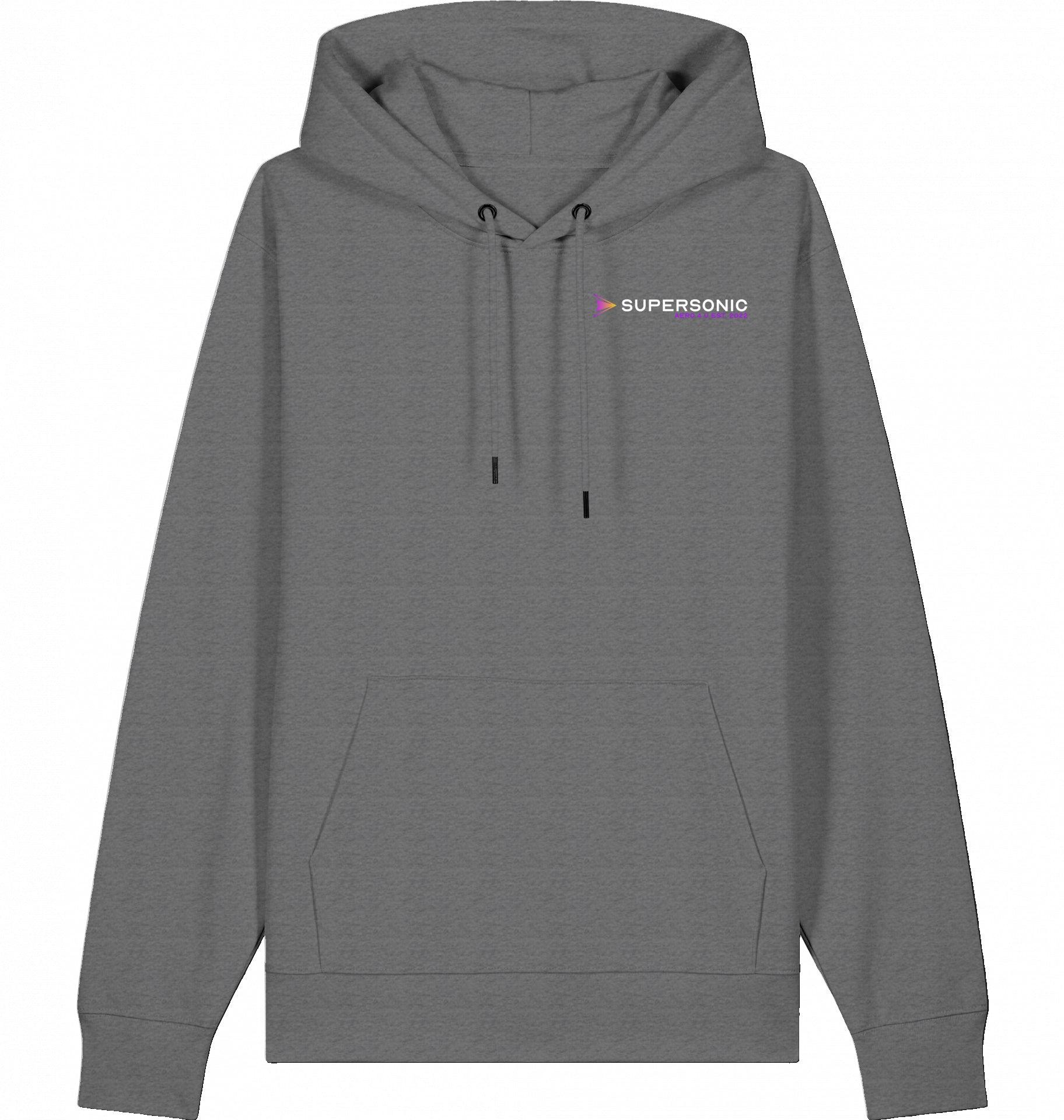 Aviation Flugzeug Hoodie F-35 Lightning II Jet Dark Heather Grey für Piloten, Crews, Kinder & Planespotter made by SUPERSONIC aero 4U