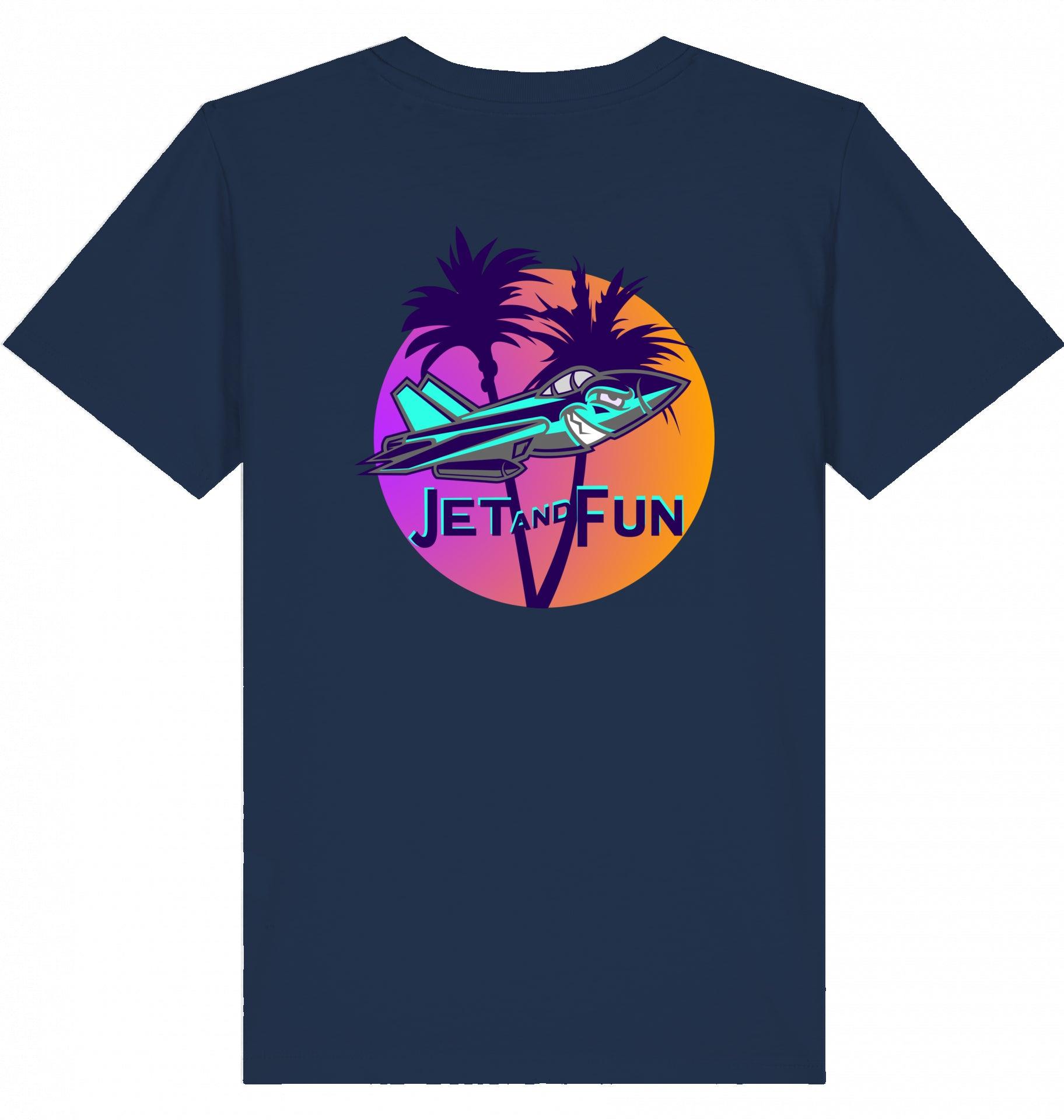 Aviation Kids Aviation T-Shirt "Jet and Fun" Flugzeug 2.0 French Navy für Piloten, Crews, Kinder & Planespotter made by SUPERSONIC aero 4U