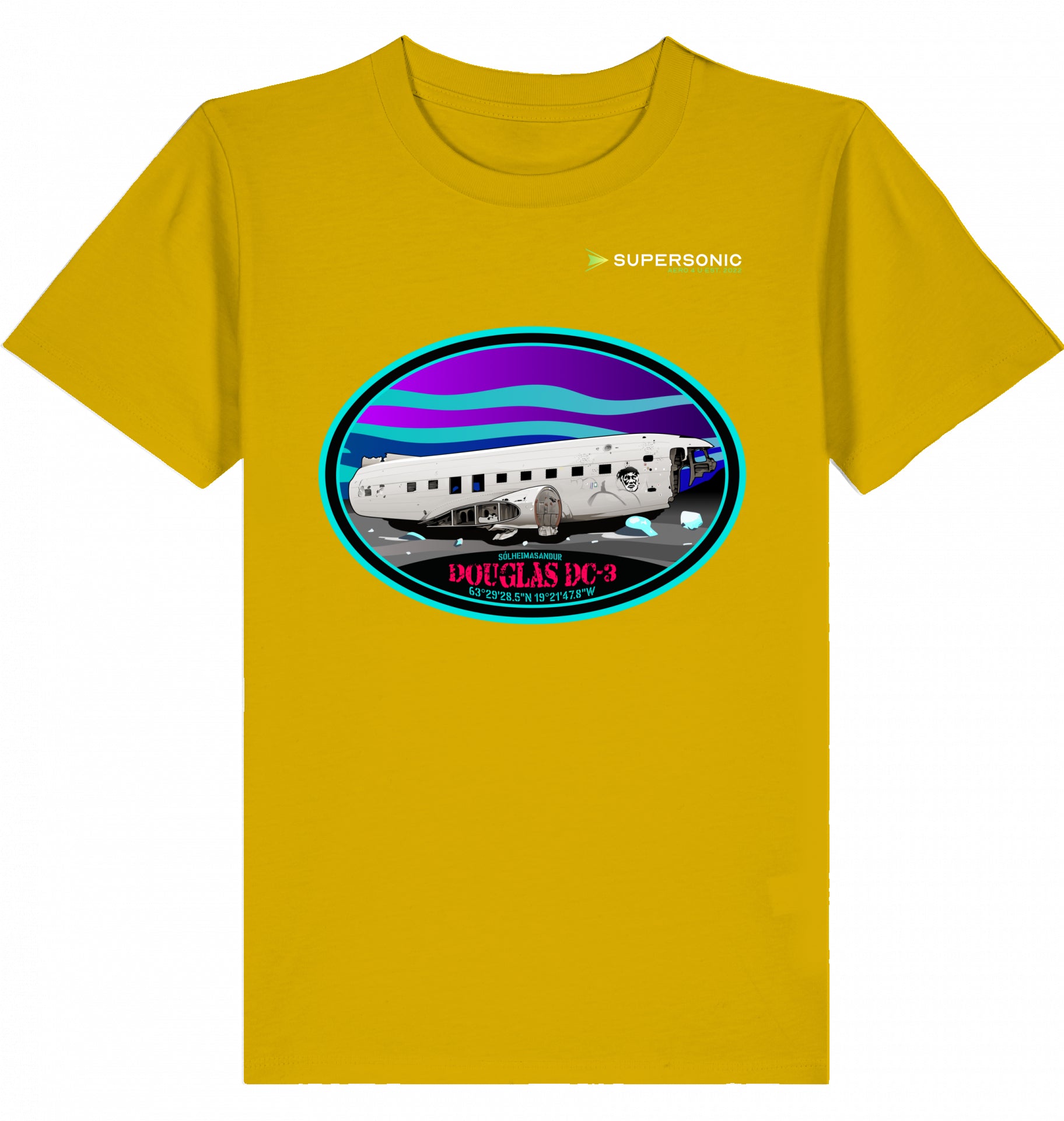 DC-3 Tshirt Kids, DC-3 Flugzeug Tshirt Kinder, Aircraft DC-3 Tshirt