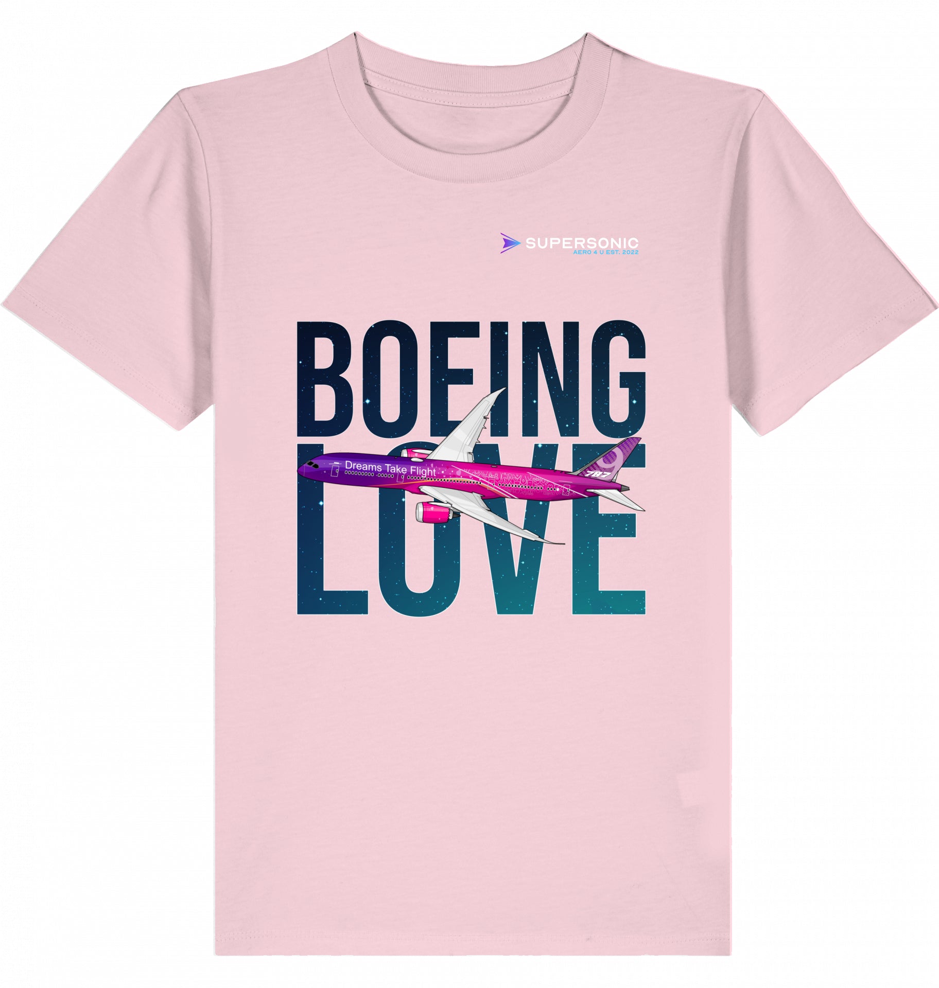 Boeing Love Tshirt, Kinder Tshirt B787, Dreamliner Kinder Tshirt, Flugzeug Tshirt Boeing 787
