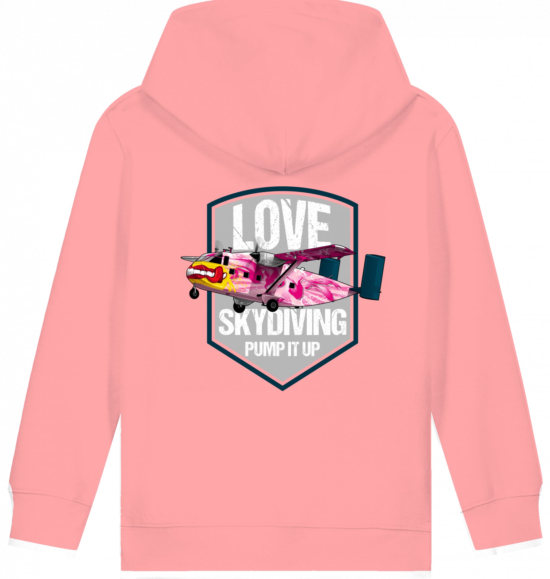 Kids Flugzeug Hoodie Short SC-7 Skyvan Sky Diving