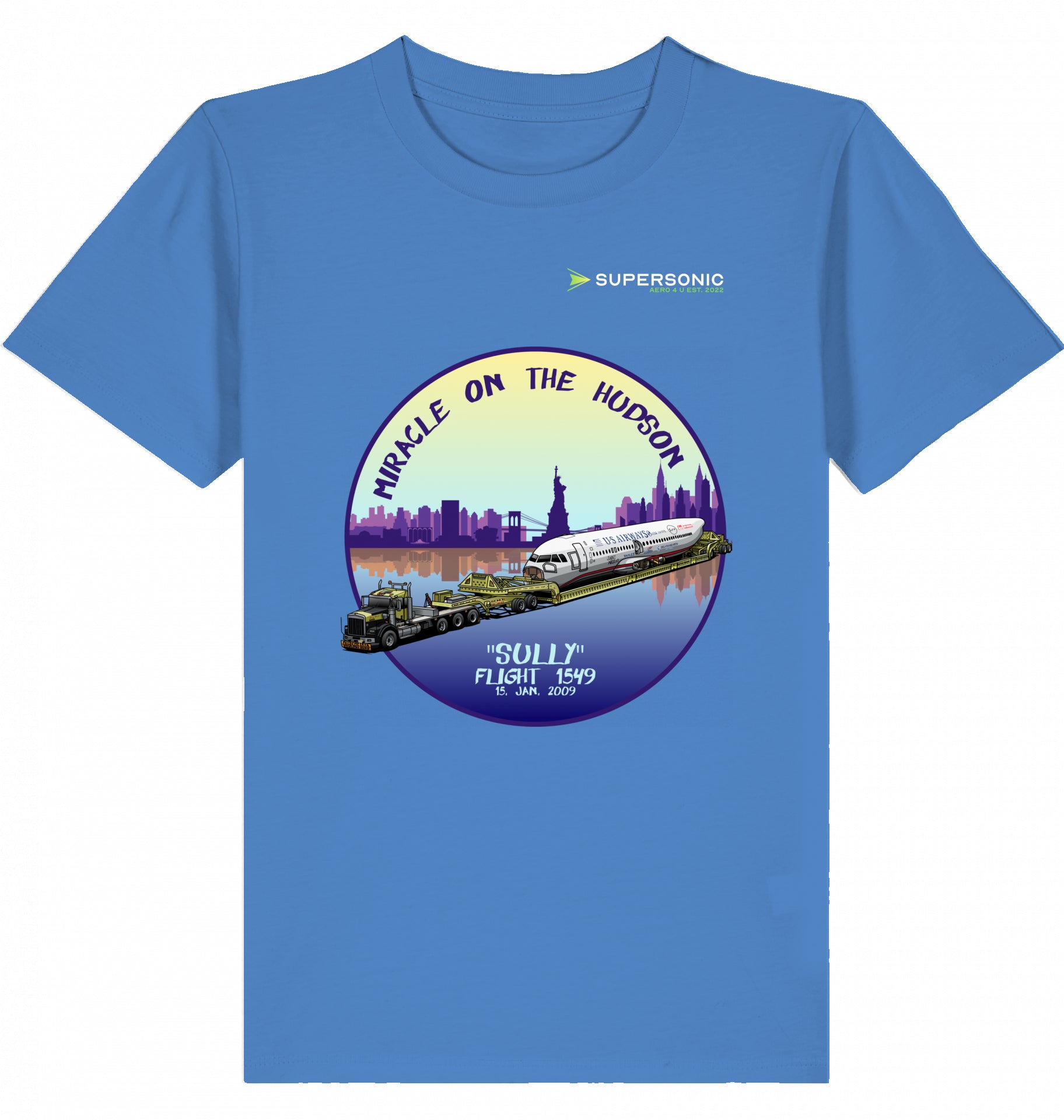 Airbus Tshirt Kinder, Airbus A320 Tshirt Kids, Captain Sullenberger Tshirt, Sully Tshirt Kinder, Flight 1549 Tshirt