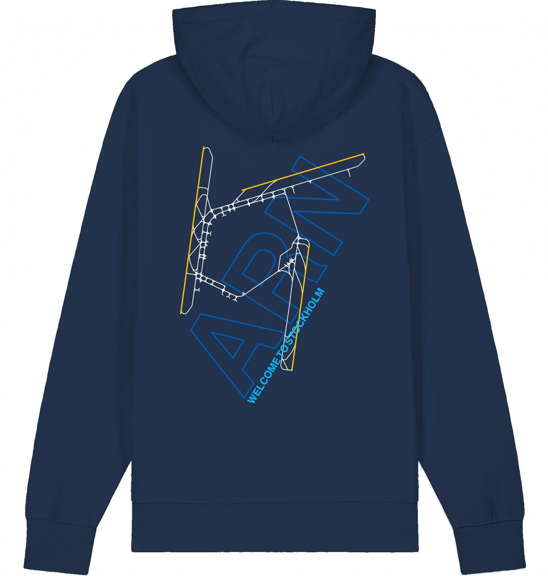 Aviation Stockholm ARN Airport Hoodie 2.0 für Piloten, Crews, Kinder & Planespotter made by SUPERSONIC aero 4U