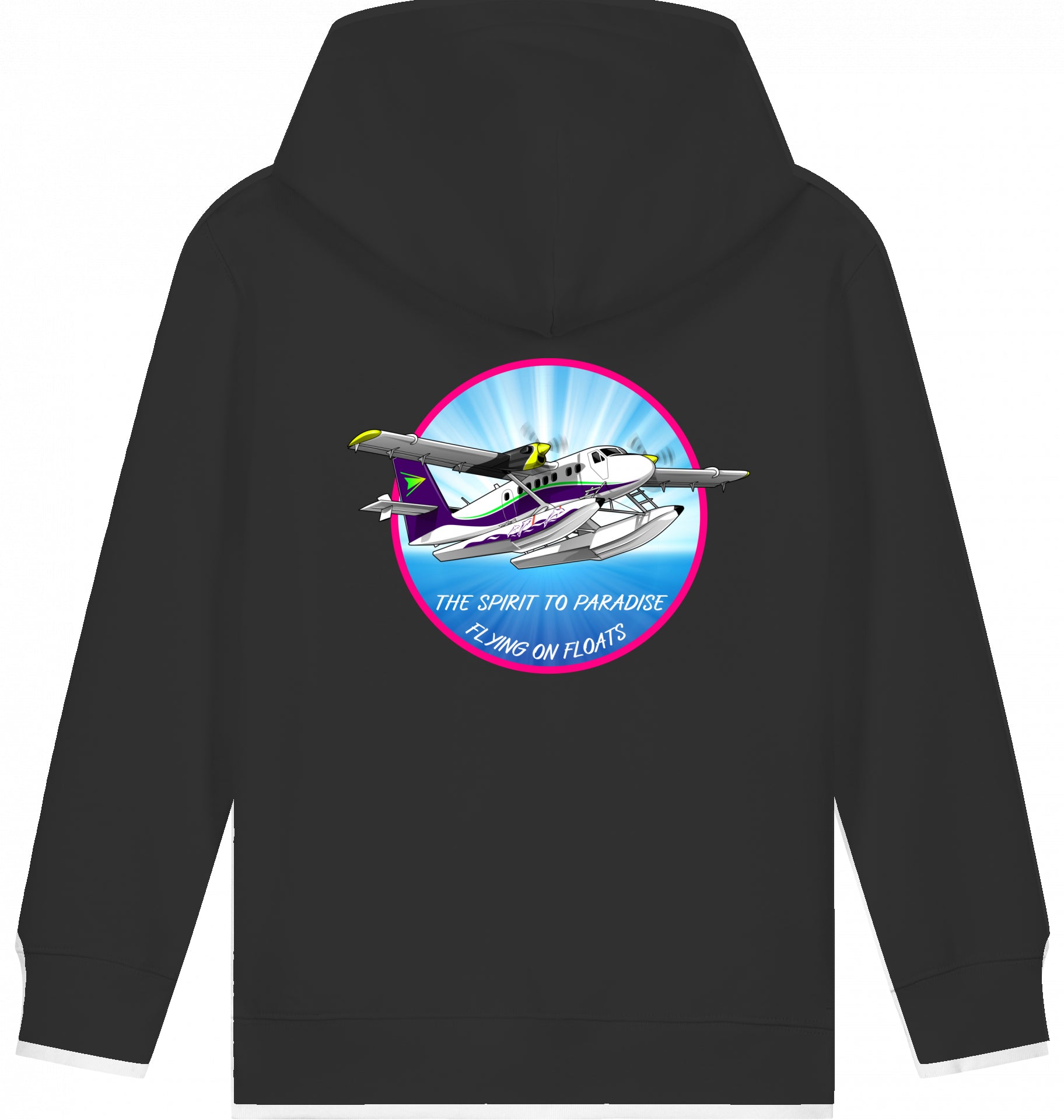 Aviation Kids Flugzeug Hoodie DHC-6 Twinotter in Paradise für Piloten, Crews, Kinder & Planespotter made by SUPERSONIC aero 4U