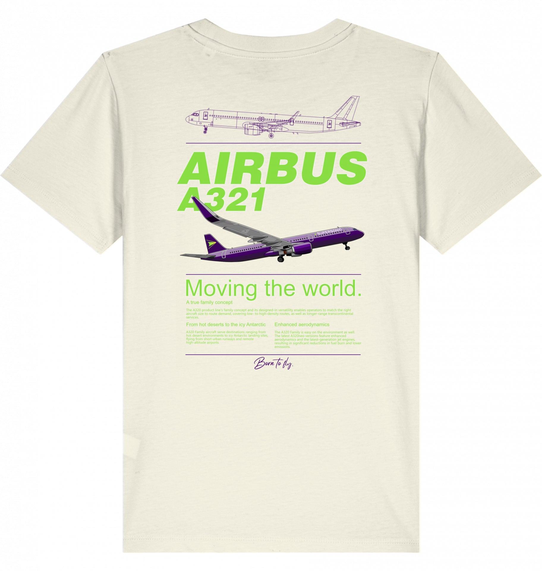 Piloten T-Shirt Kinder, Airbus A321 Tshirt Kinder, Kinder Tshirt Airbus, Airbus A321 Kinder Fashion, Streetwear Airbus Tshirt