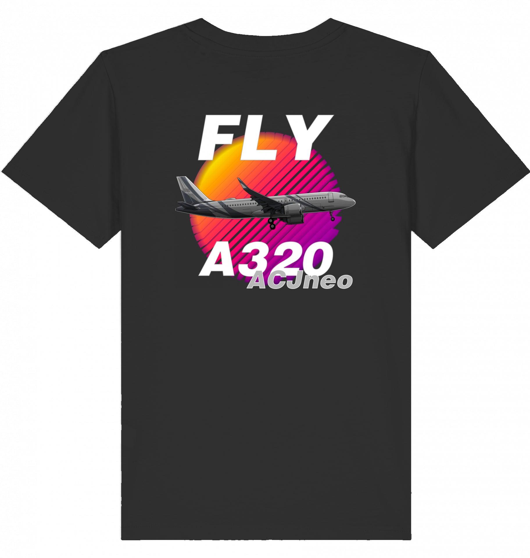 Airbus Tshirt Kinder, A320neo Tshirt Kinder, ACJ a320neo Tshirt Kids, Flugzeug Tshirt Airbus A320, Piloten Shirt für Kinder, Aircraft Tshirt Kinder