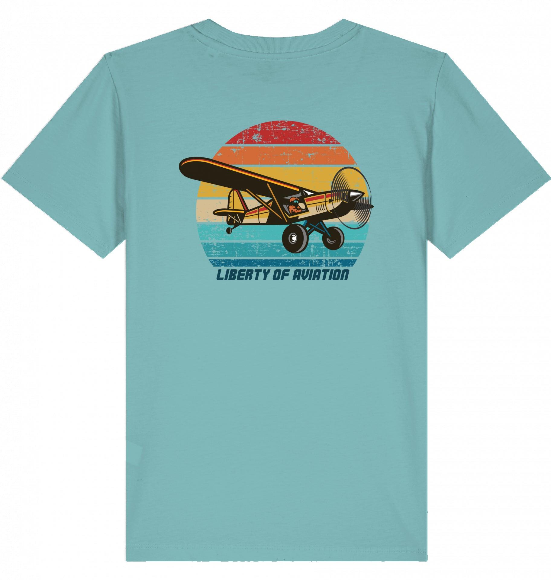 Aviation Tshirt, Piper Super Cup Tshirt, Kinder Tshirt Flugzeug, Piper Cp Shrt Kinder