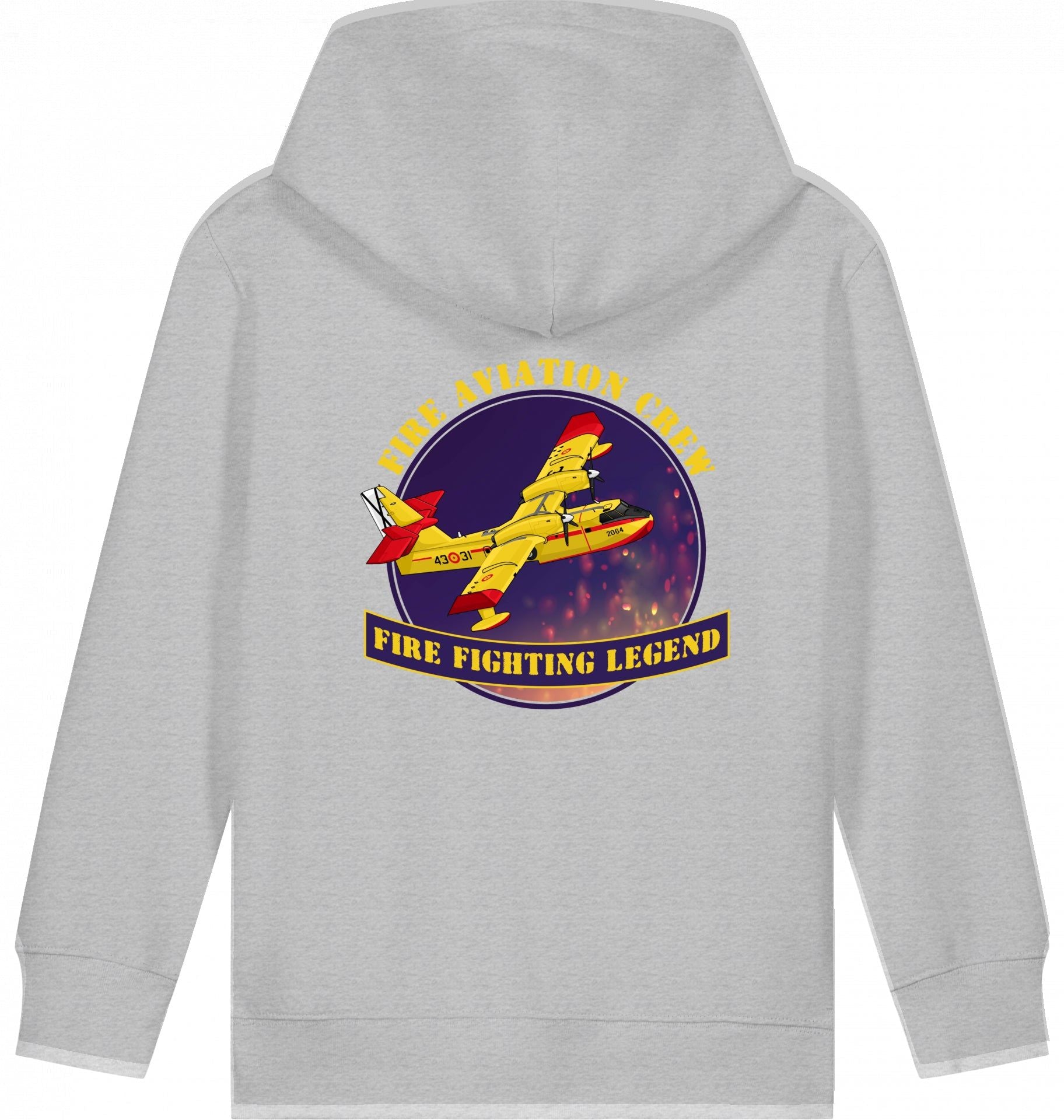 Aviation Kids Hoodie CL-412 Fire Fighting Legend für Piloten, Crews, Kinder & Planespotter made by SUPERSONIC aero 4U