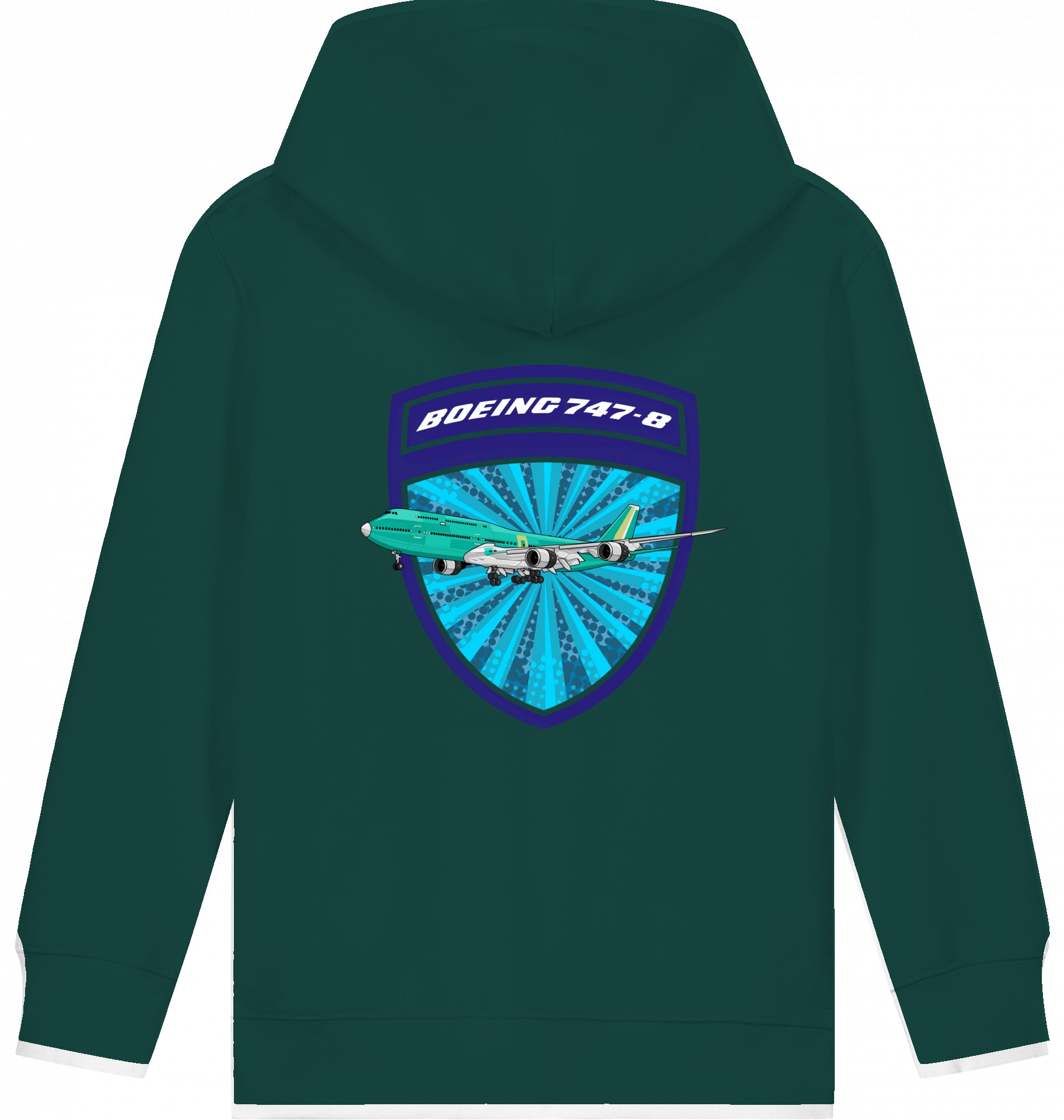 Kids Hoodie Boeing 747-8 Jumbojet