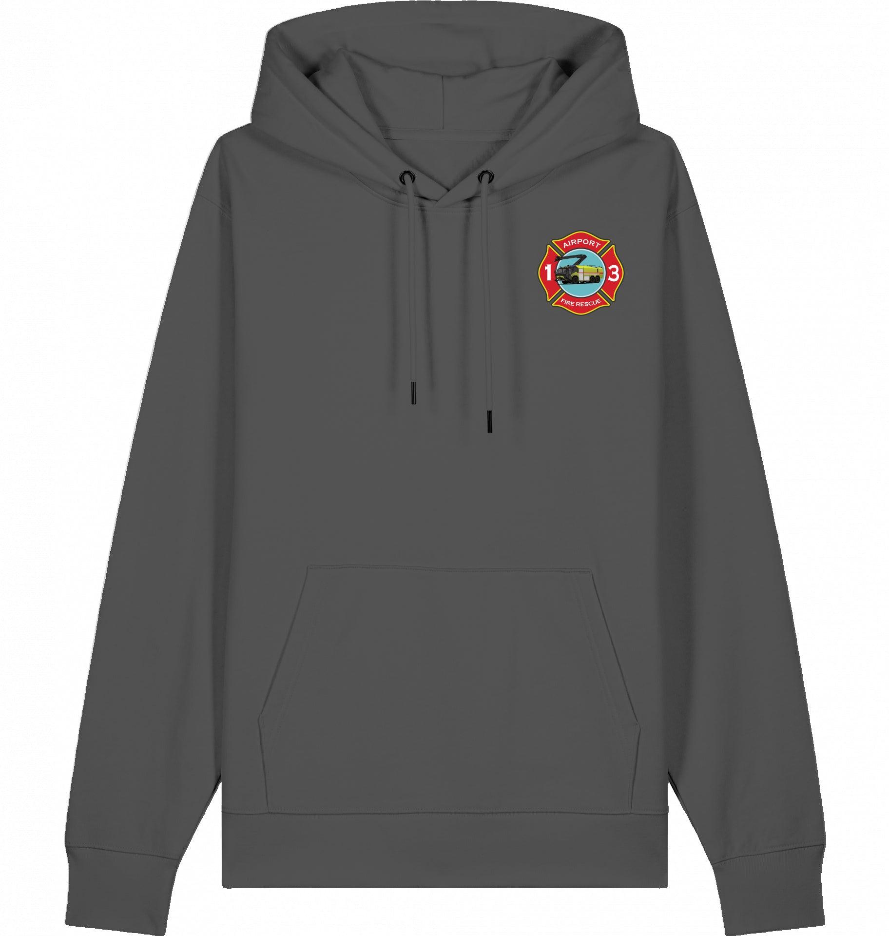 Aviation Airport Fire Rescue ARFF Crash Crew Hoodie für Piloten, Crews, Kinder & Planespotter made by SUPERSONIC aero 4U