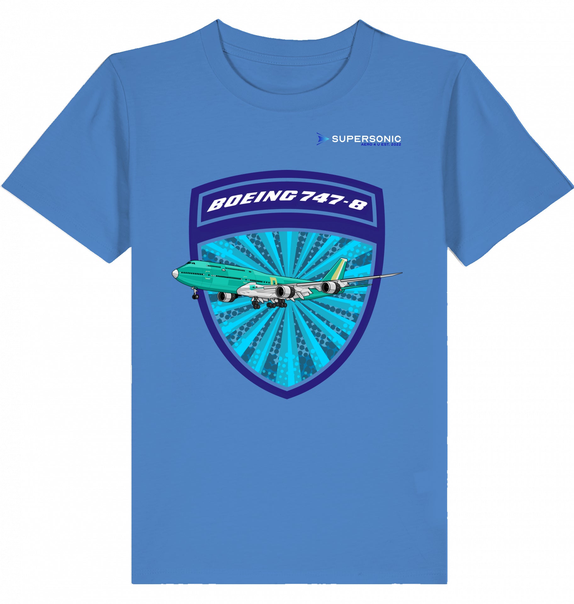 Boeing Kinder Tshirt, Boeing 747 Jumbojet Tshirt, Kids Tshirt Jumbojet, Kids Shirt 747-8