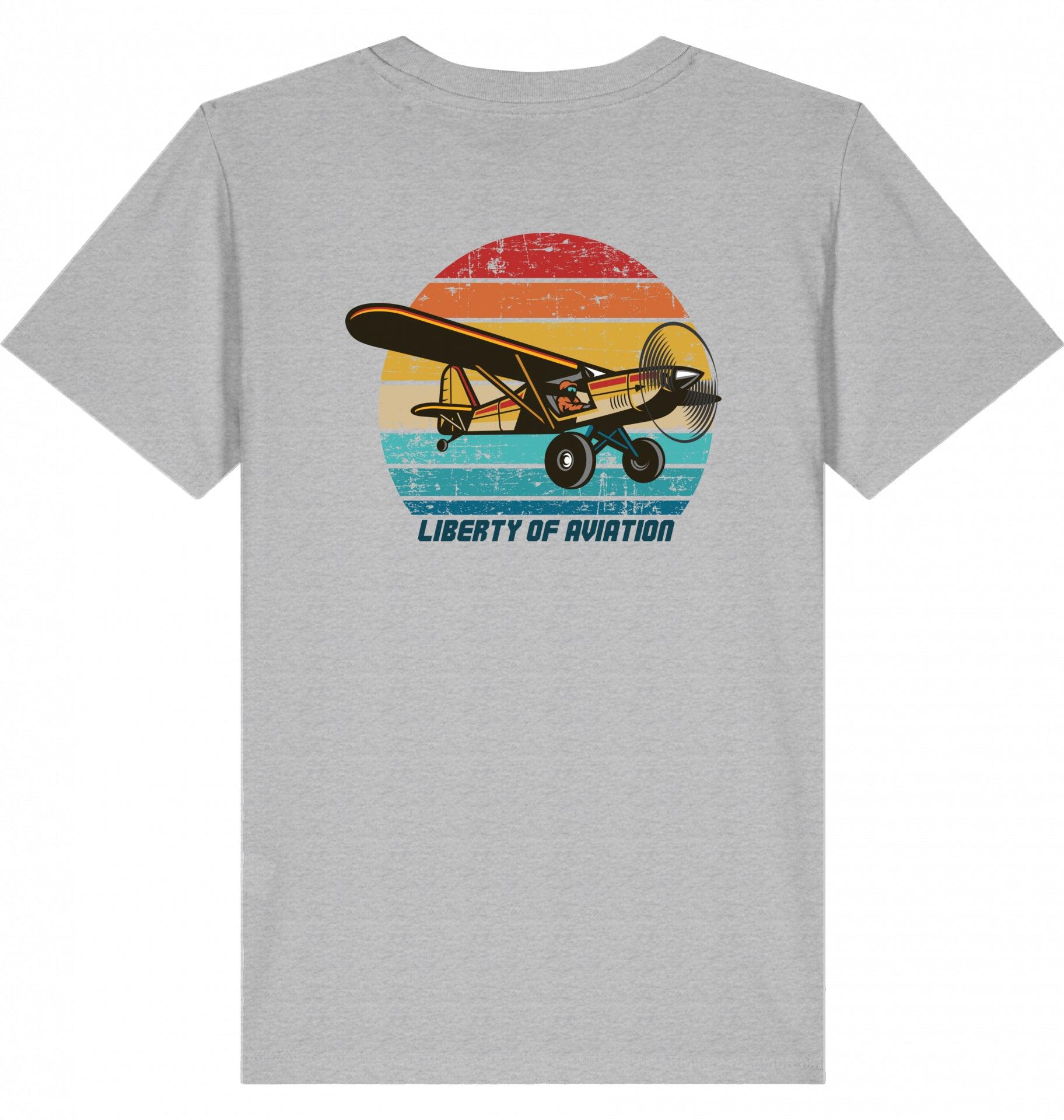 Aviation Tshirt, Piper Super Cup Tshirt, Kinder Tshirt Flugzeug, Piper Cp Shrt Kinder