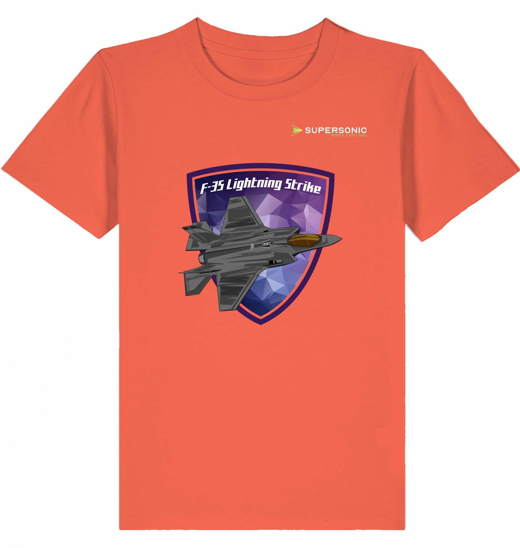 F35 Kinder Tshirt, F35 Lightning Strike Shirt, Fighterjet Tshirt Kinder