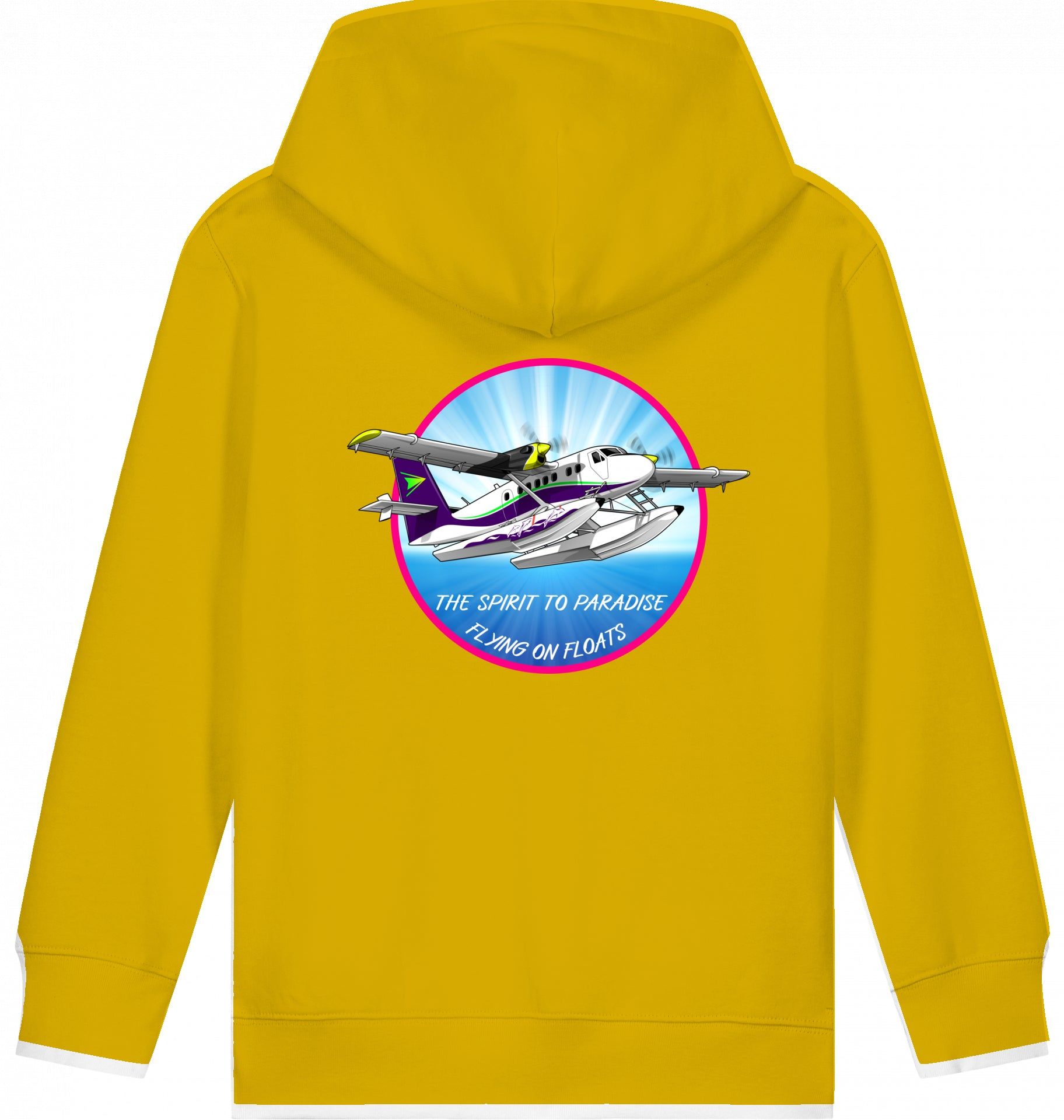 Aviation Kids Flugzeug Hoodie DHC-6 Twinotter in Paradise für Piloten, Crews, Kinder & Planespotter made by SUPERSONIC aero 4U