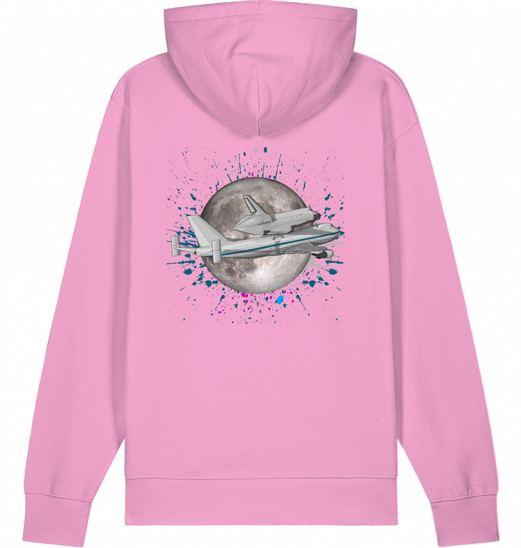 Aviation Flugzeug Hoodie Boeing 747 NASA Shuttle Transporter Bubble Pink für Piloten, Crews, Kinder & Planespotter made by SUPERSONIC aero 4U