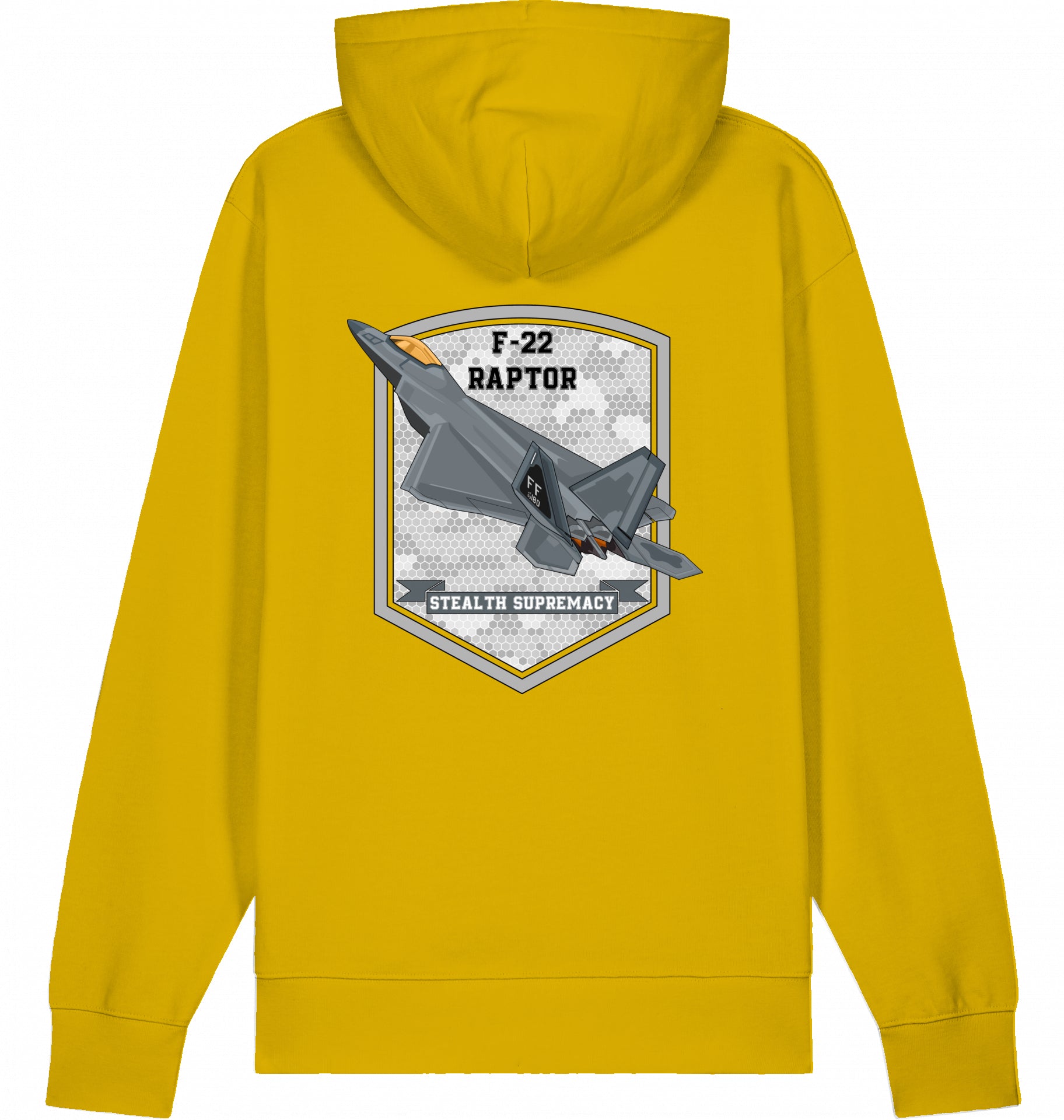 Flugzeug Hoodie F-22 Raptor Stealth Supremacy