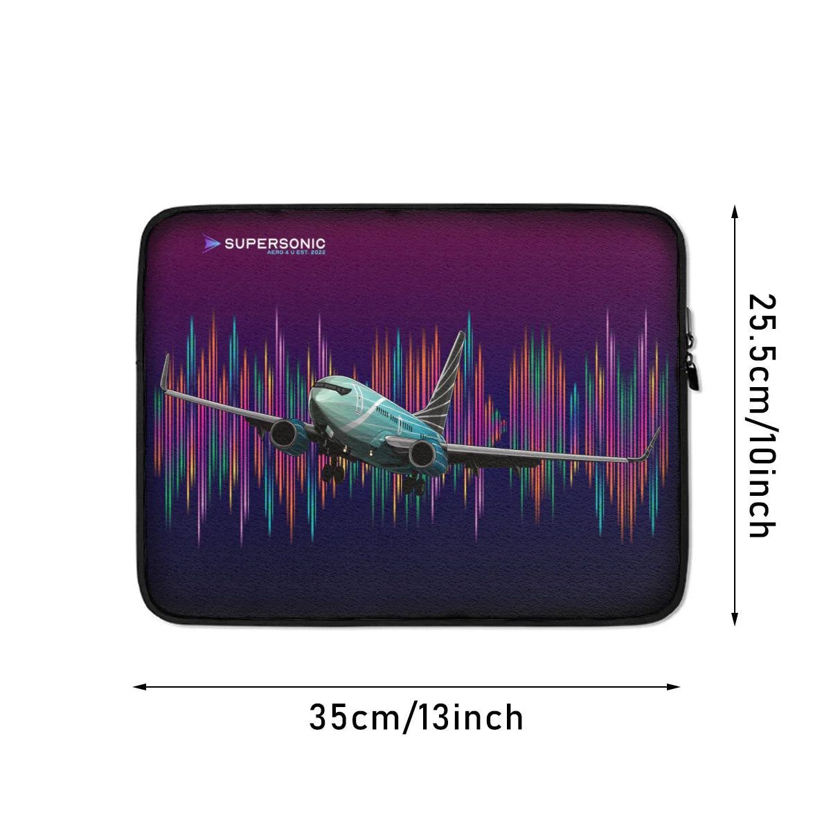 Aviation Cockpit Tech Protection | Boeing 737 Laptop & EFB Tasche für Crews für Piloten, Crews, Kinder & Planespotter made by SUPERSONIC aero 4U