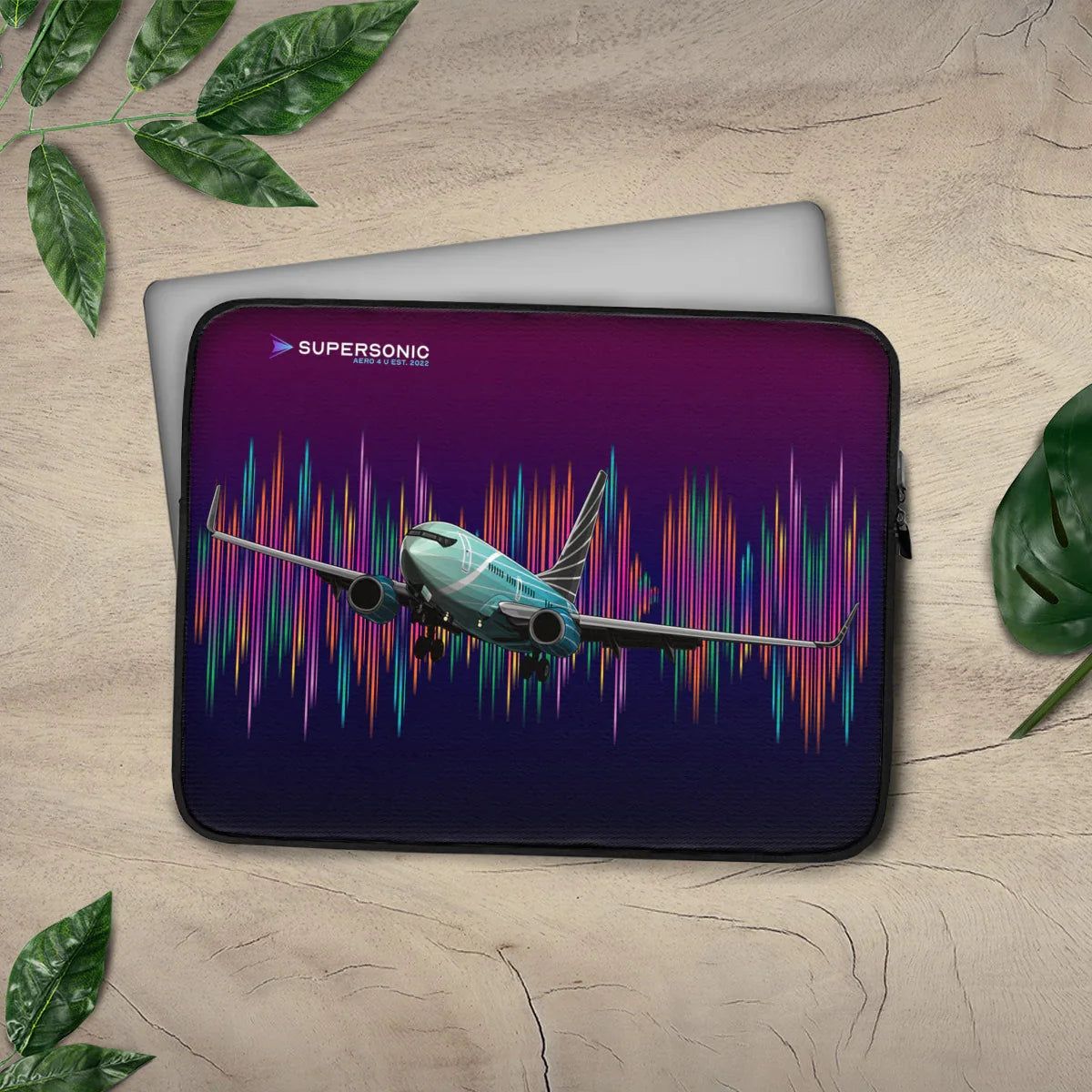 Aviation Cockpit Tech Protection | Boeing 737 Laptop & EFB Tasche für Crews für Piloten, Crews, Kinder & Planespotter made by SUPERSONIC aero 4U