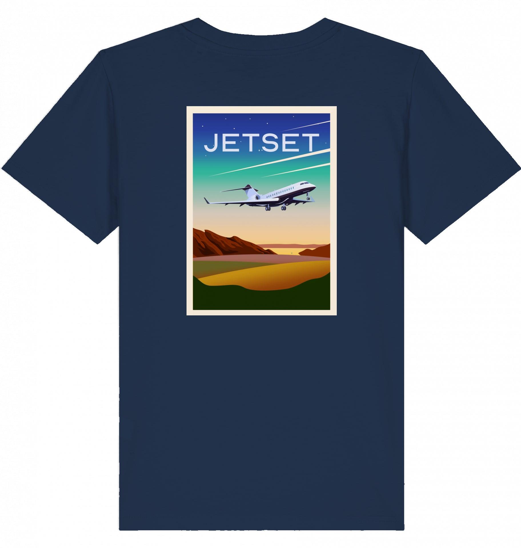 Aviation Kids Aviation T-Shirt "Jetset - Bombardier Global Express" 2.0 French Navy für Piloten, Crews, Kinder & Planespotter made by SUPERSONIC aero 4U
