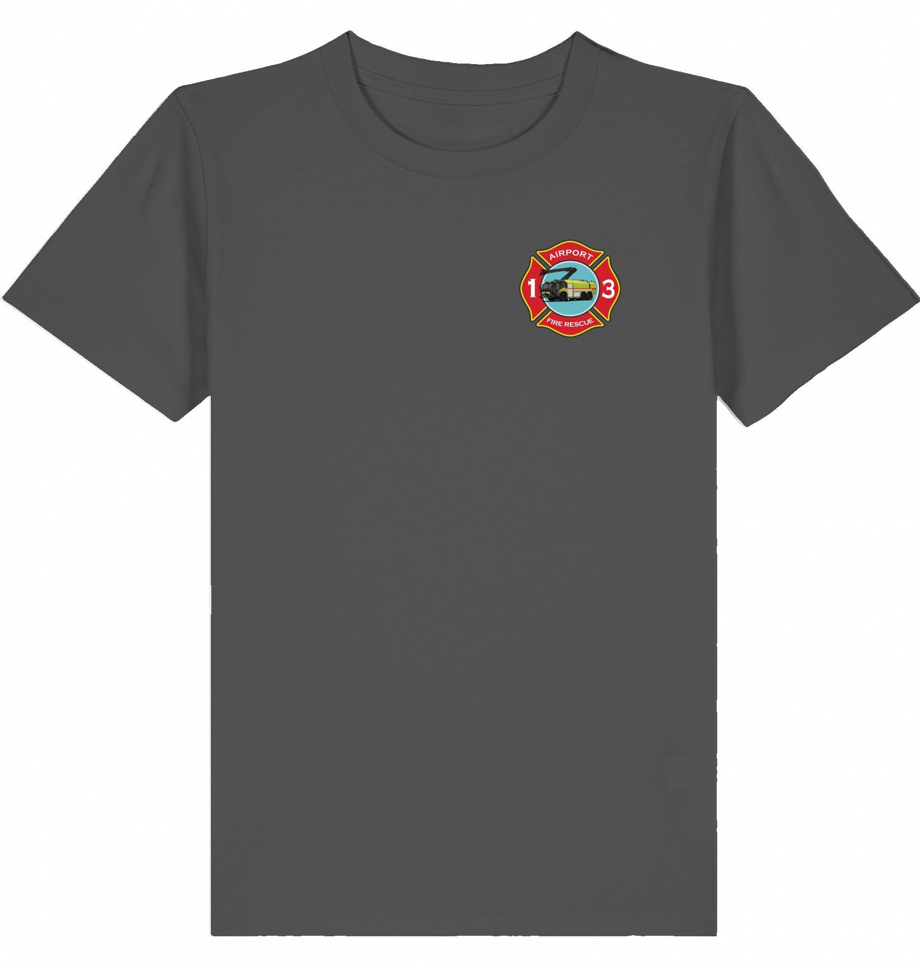 Aviation Kids Aviation T-Shirt "Airport Rescue Fire Fighting ARFF" 2.0 für Piloten, Crews, Kinder & Planespotter made by SUPERSONIC aero 4U