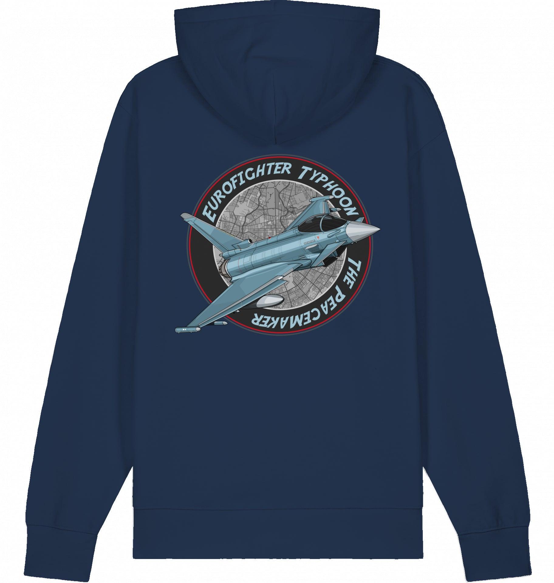 Aviation Flugzeug Hoodie Eurofighter Typhoon Peacemaker Jet French Navy für Piloten, Crews, Kinder & Planespotter made by SUPERSONIC aero 4U