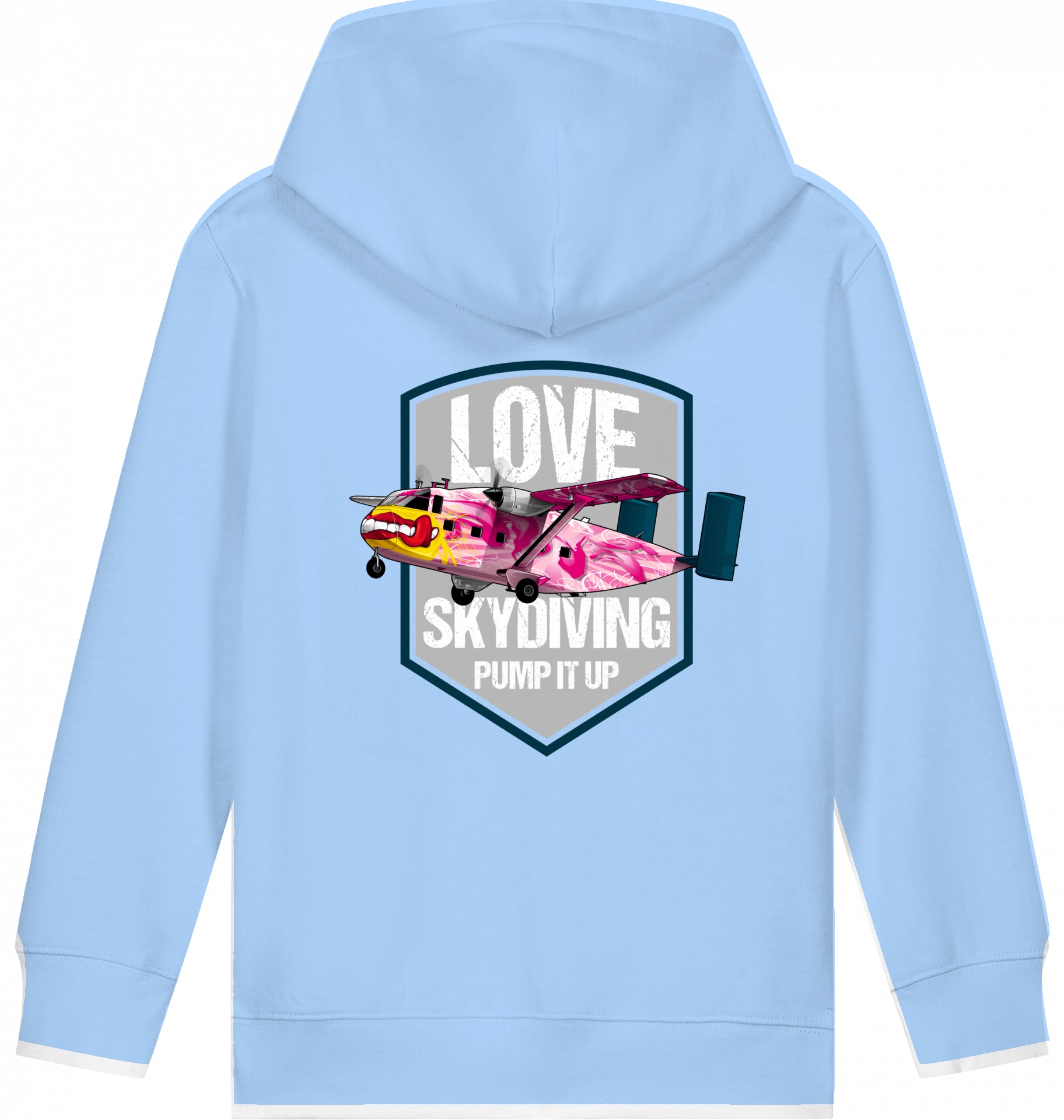 Kids Flugzeug Hoodie Short SC-7 Skyvan Sky Diving