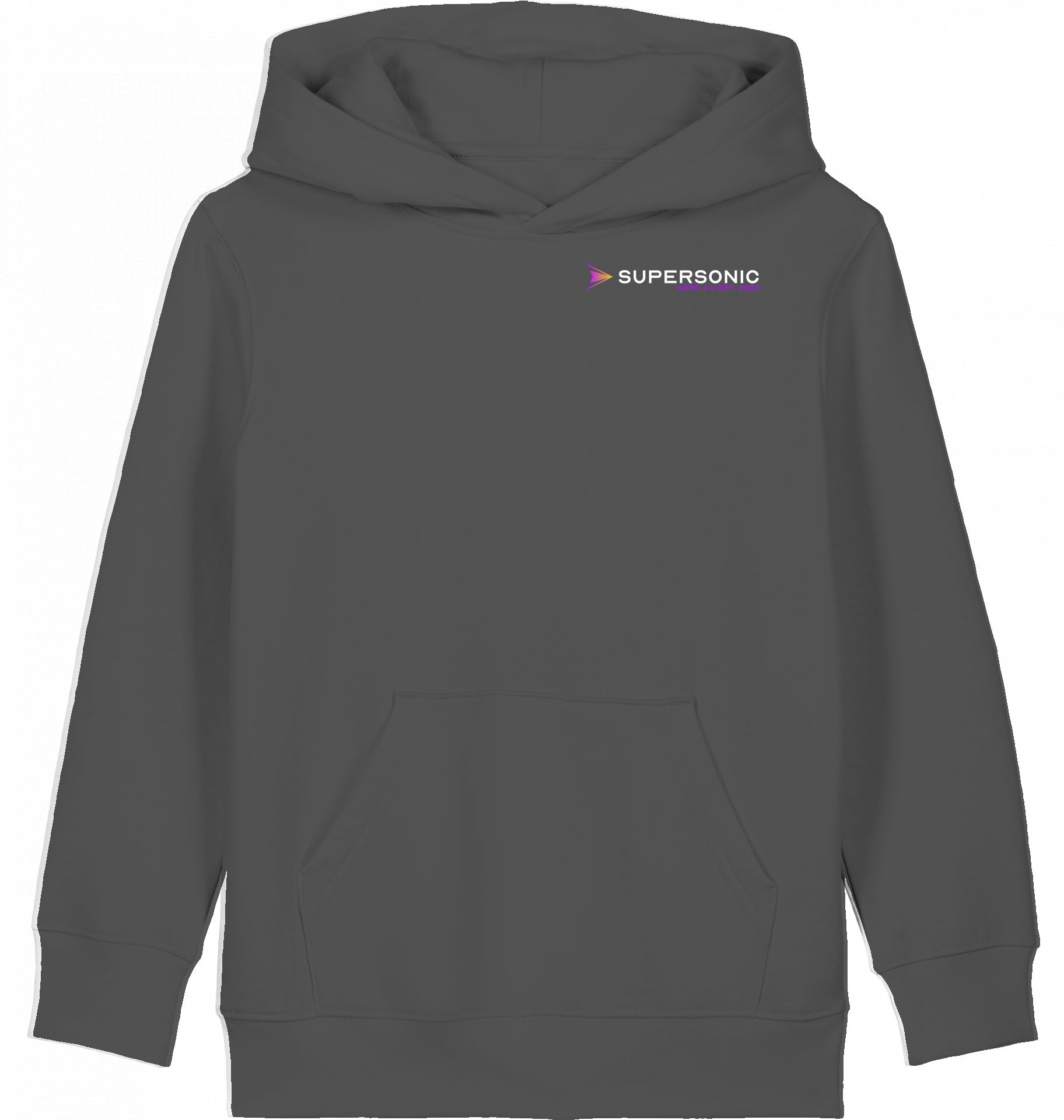 Aviation Kids Flugzeug Hoodie Northrop B2 Spirit Silent Hunter Anthracite für Piloten, Crews, Kinder & Planespotter made by SUPERSONIC aero 4U
