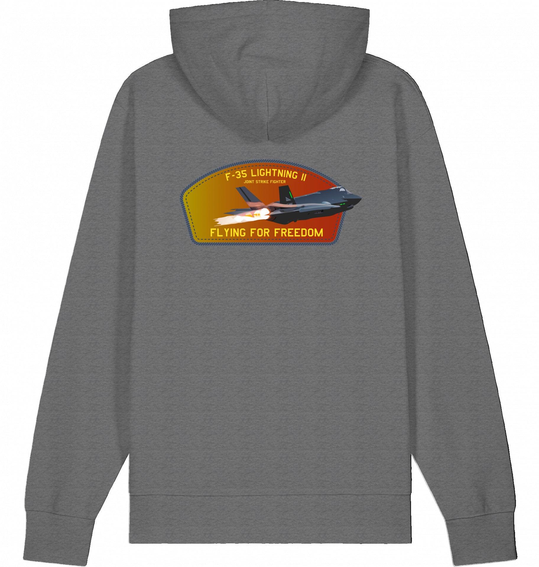 Aviation Flugzeug Hoodie F-35 Lightning II Jet für Piloten, Crews, Kinder & Planespotter made by SUPERSONIC aero 4U