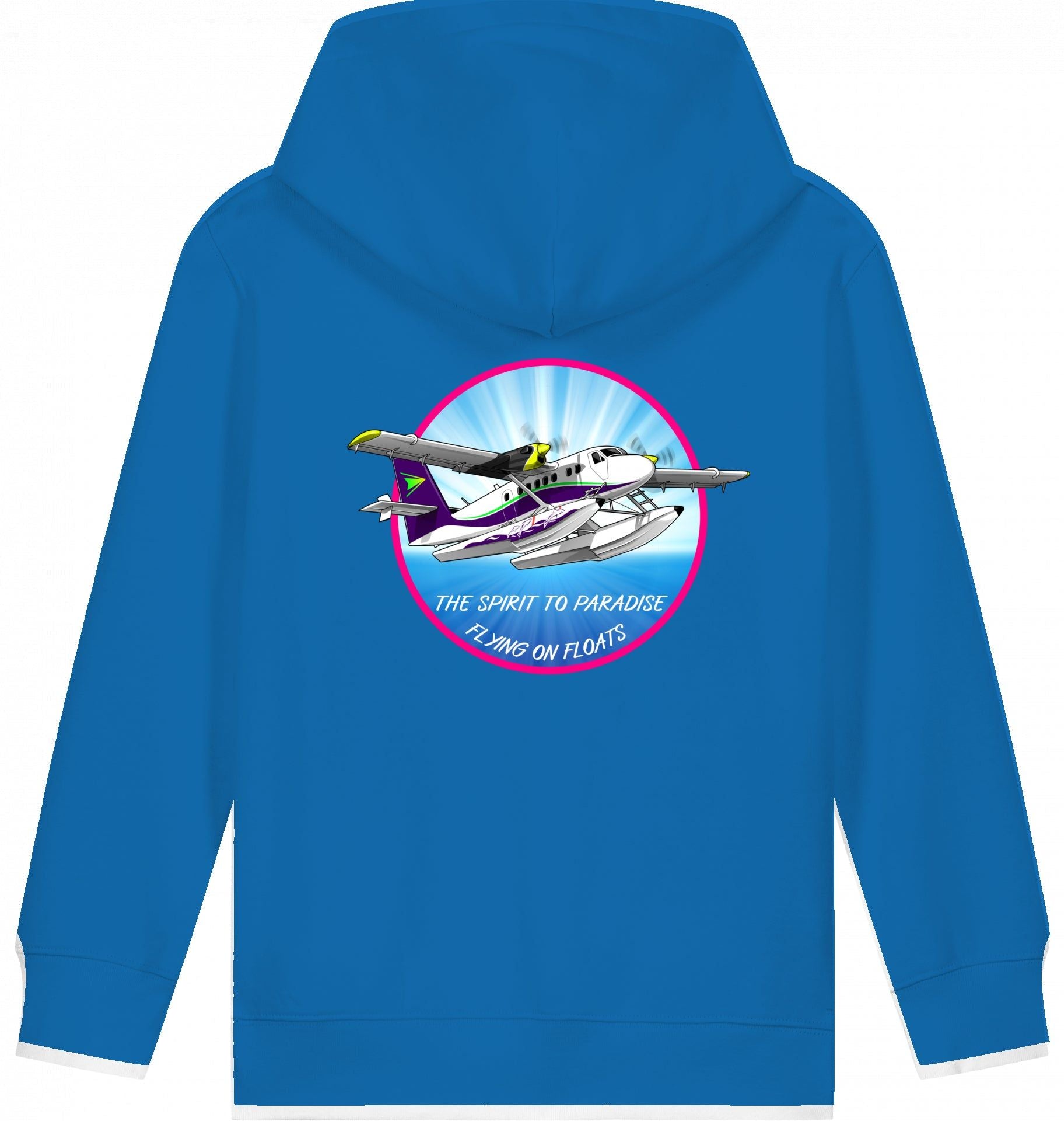 Aviation Kids Flugzeug Hoodie DHC-6 Twinotter in Paradise für Piloten, Crews, Kinder & Planespotter made by SUPERSONIC aero 4U