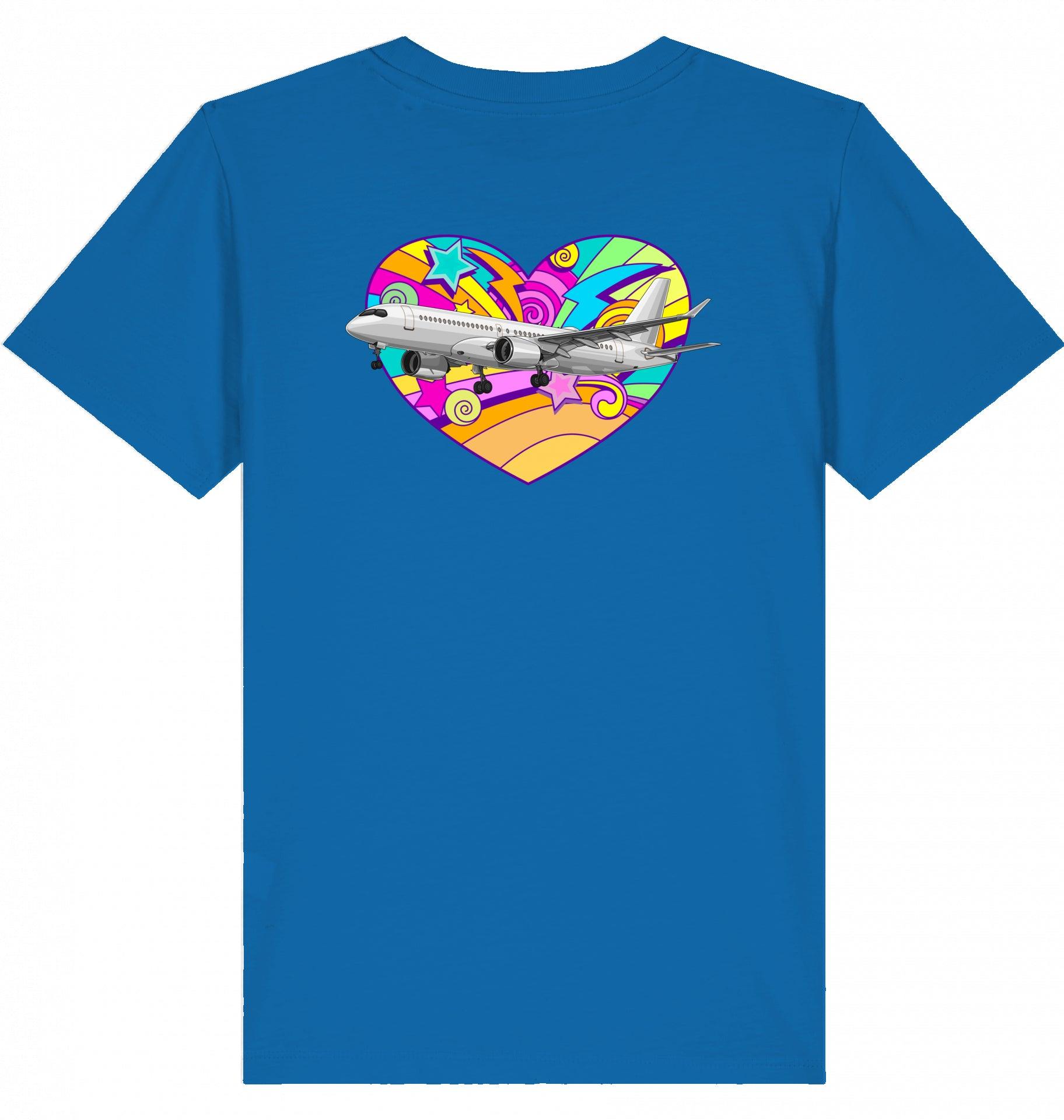 Flugzeug Kinder Tshirt, Kinder Tshirt Airbuslovers, Avggeek Kinder Tshirt, A220 Airbus Kinder Tshirt