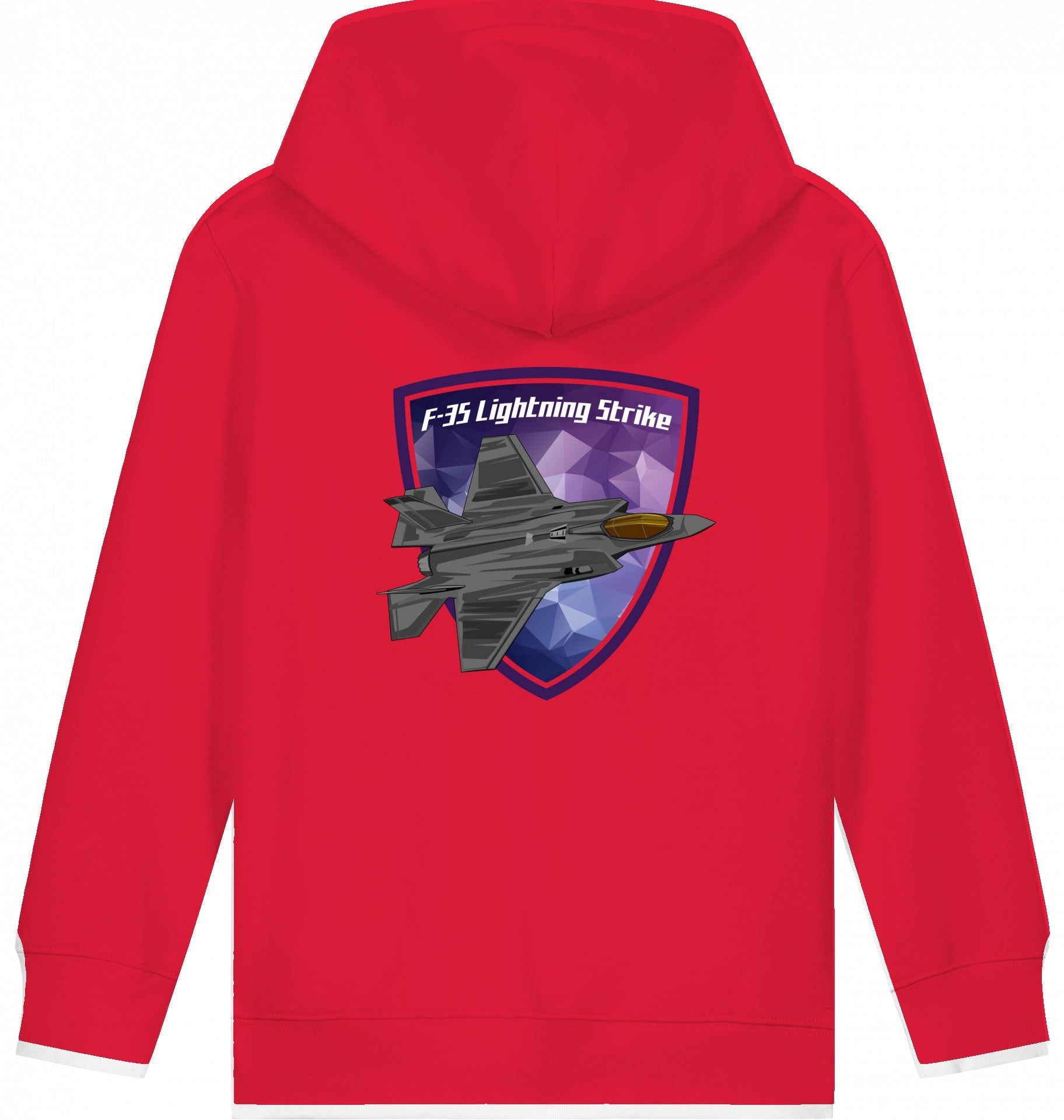 Aviation Kids Flugzeug Hoodie Lockheed Martin F-35 Lightning Strike für Piloten, Crews, Kinder & Planespotter made by SUPERSONIC aero 4U