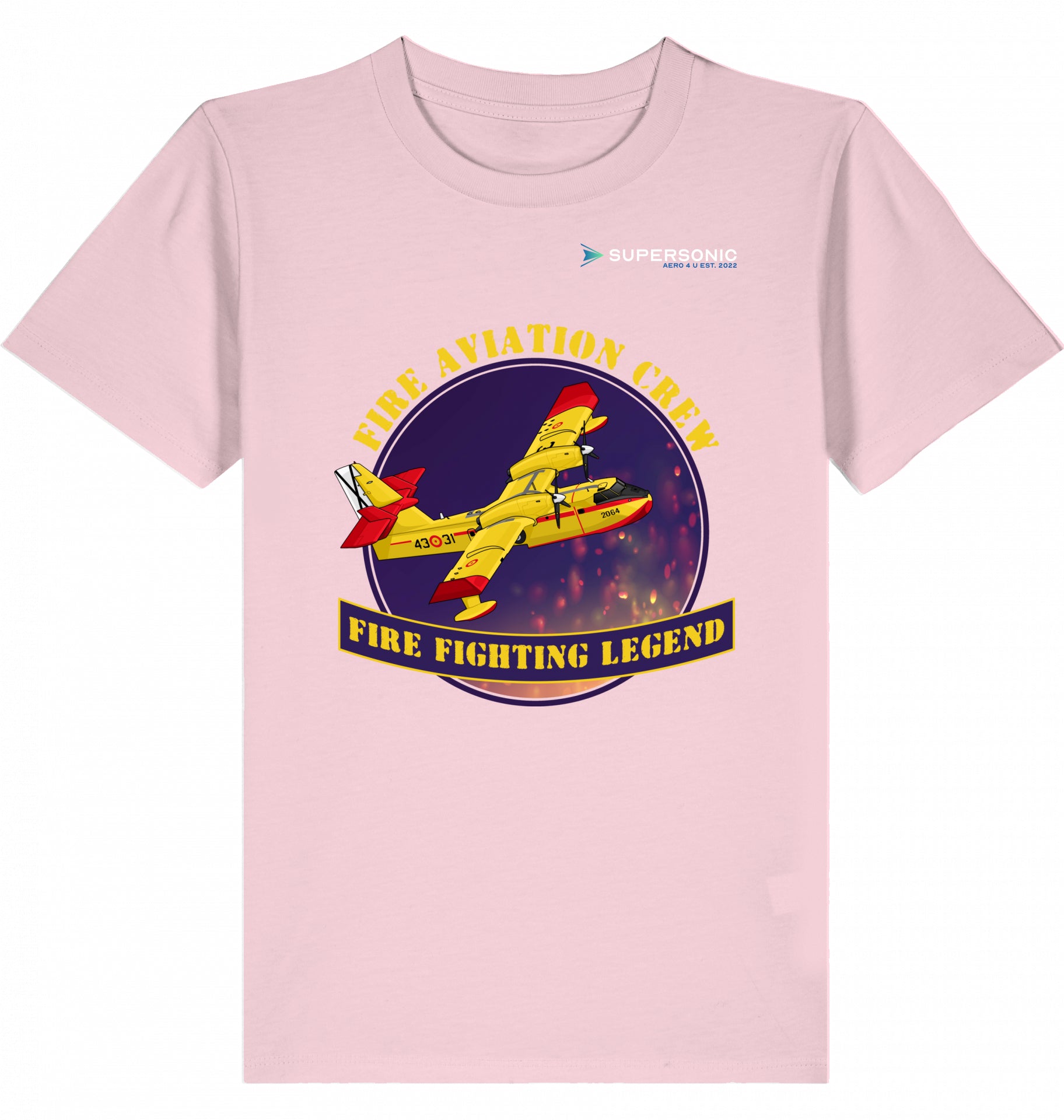 Bombardier CL-415 Tshirt, Canadair CL-415 Kinder Tshirt, Flugzeug Tshirt Kinder