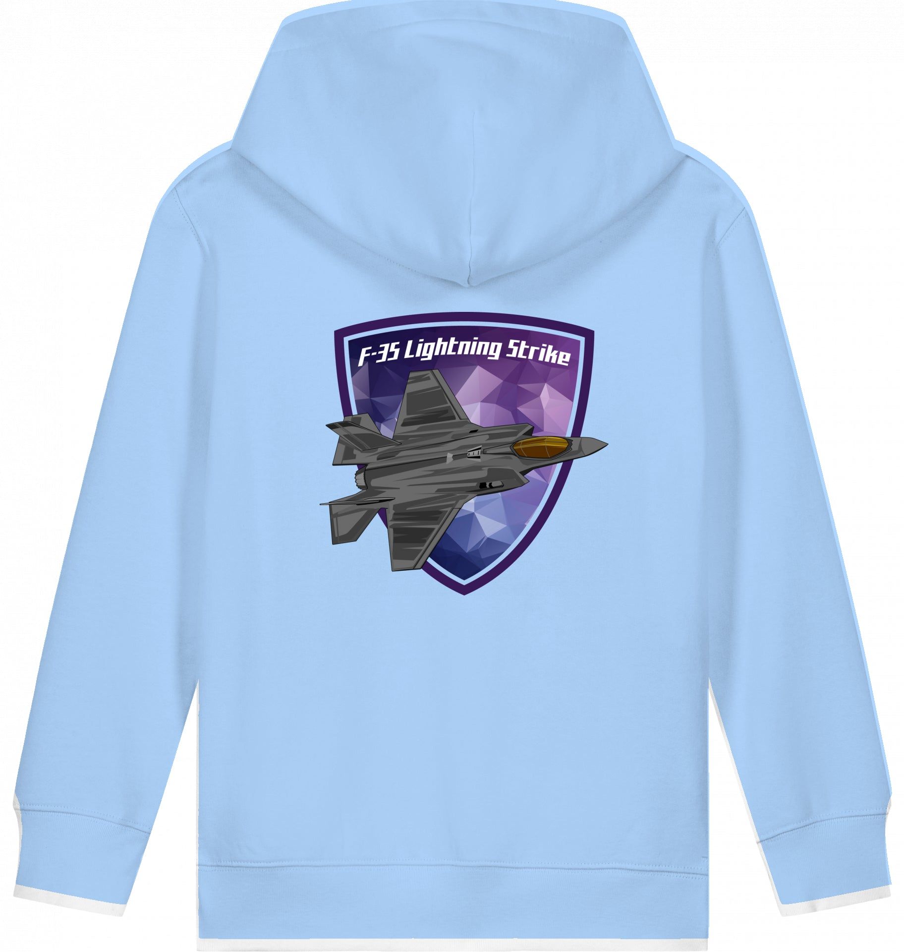 Aviation Kids Flugzeug Hoodie Lockheed Martin F-35 Lightning Strike für Piloten, Crews, Kinder & Planespotter made by SUPERSONIC aero 4U