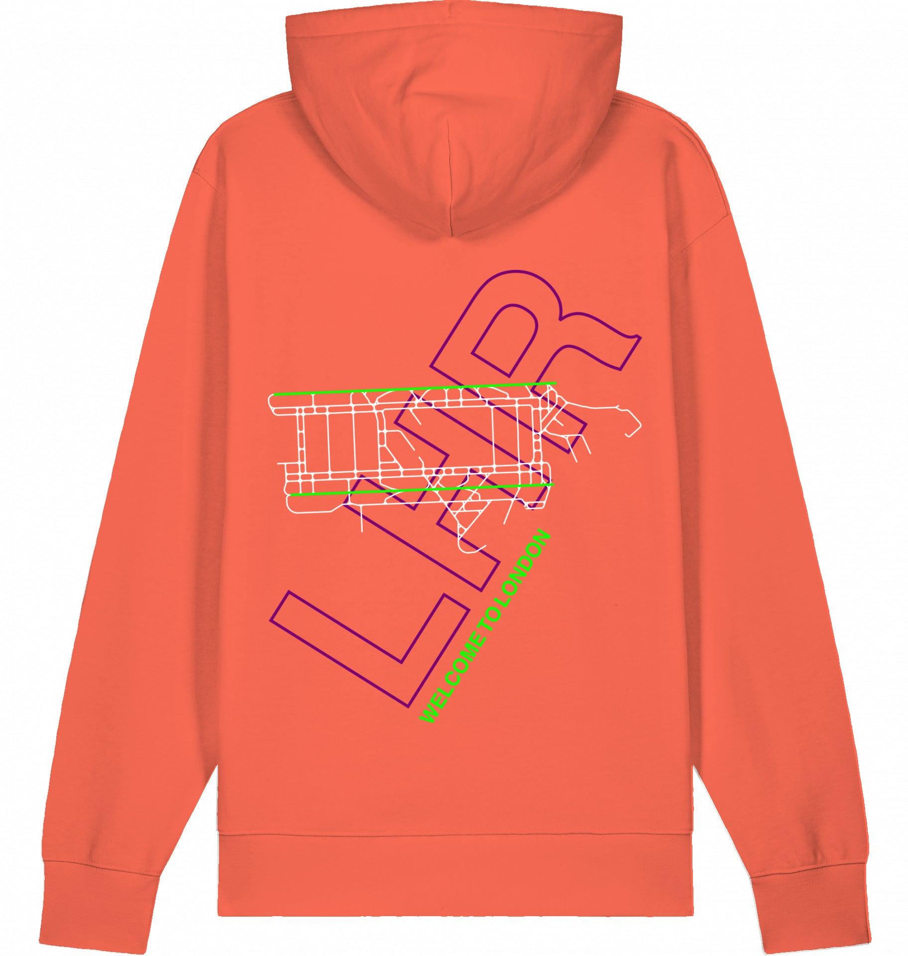 Aviation London Heathrow LHR Airport Hoodie 2.0 Fiesta für Piloten, Crews, Kinder & Planespotter made by SUPERSONIC aero 4U