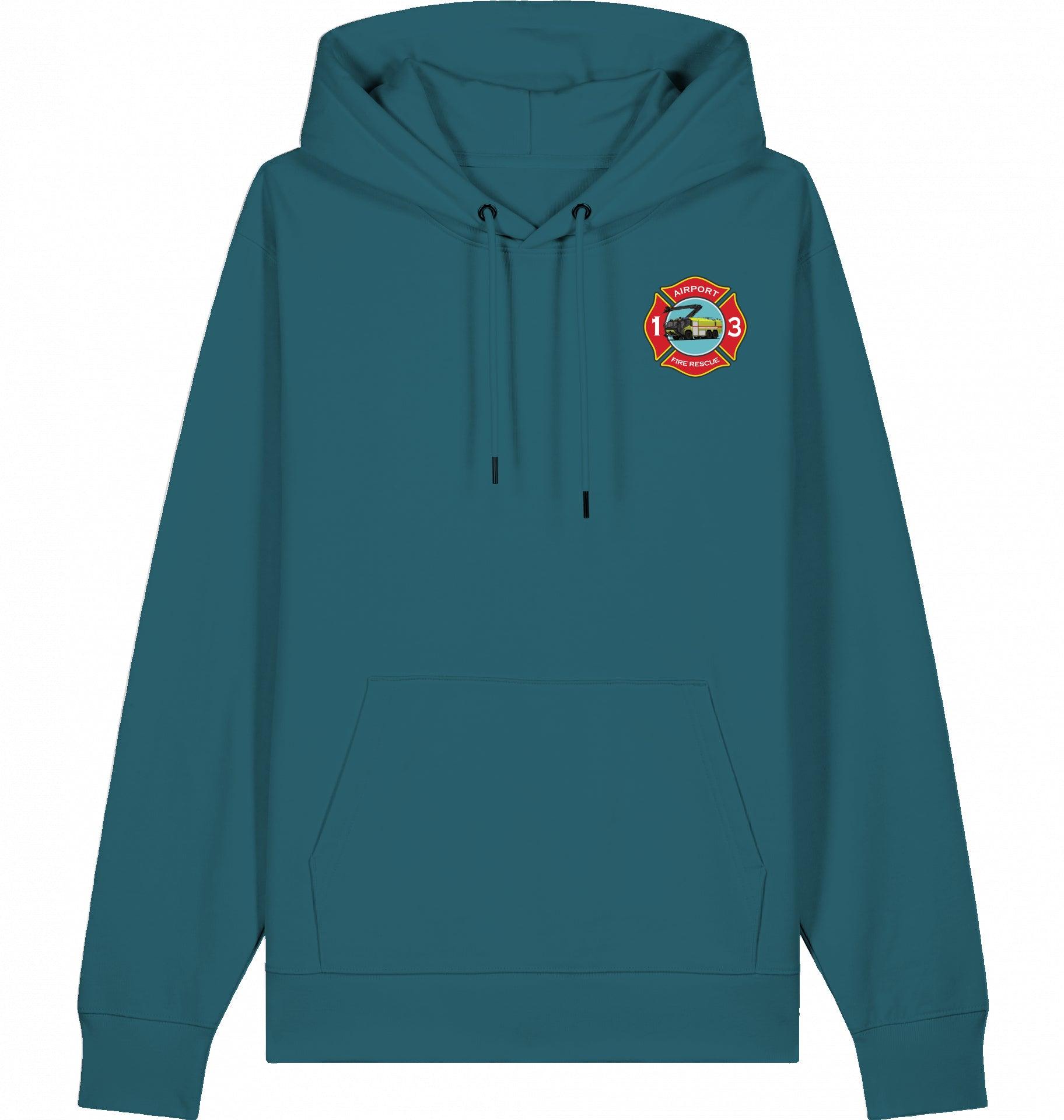 Aviation Airport Fire Rescue ARFF Crash Crew Hoodie für Piloten, Crews, Kinder & Planespotter made by SUPERSONIC aero 4U