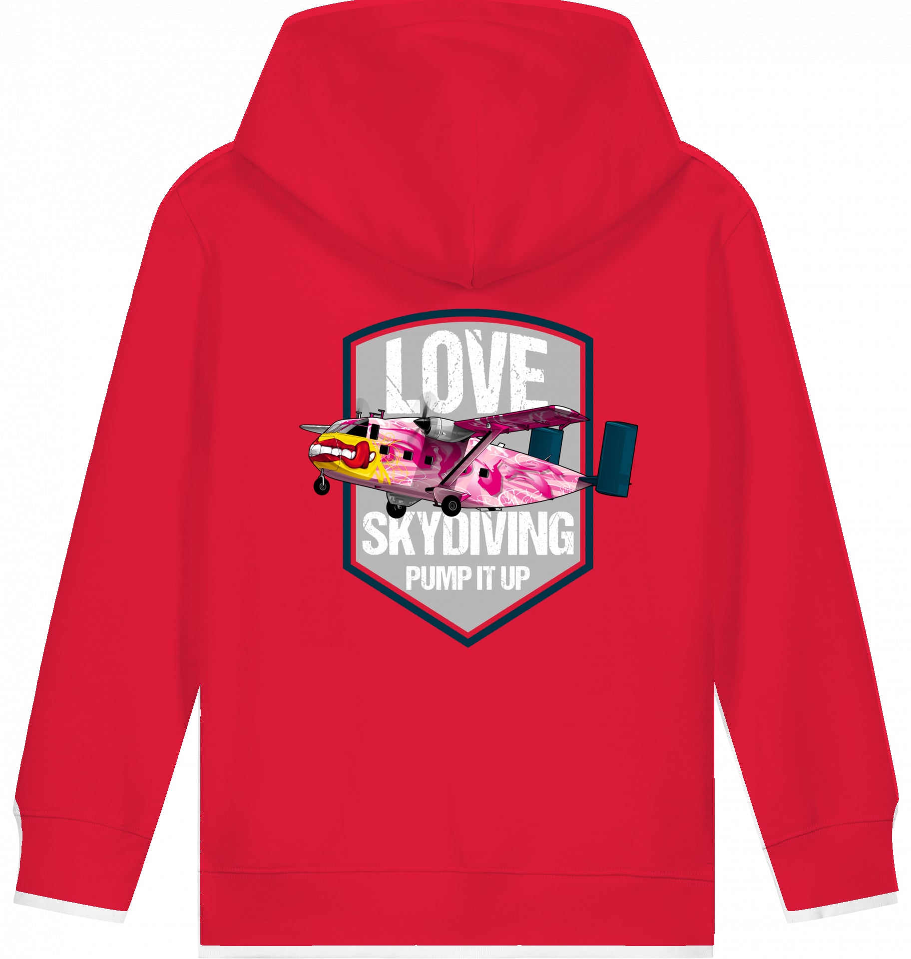 Kids Flugzeug Hoodie Short SC-7 Skyvan Sky Diving