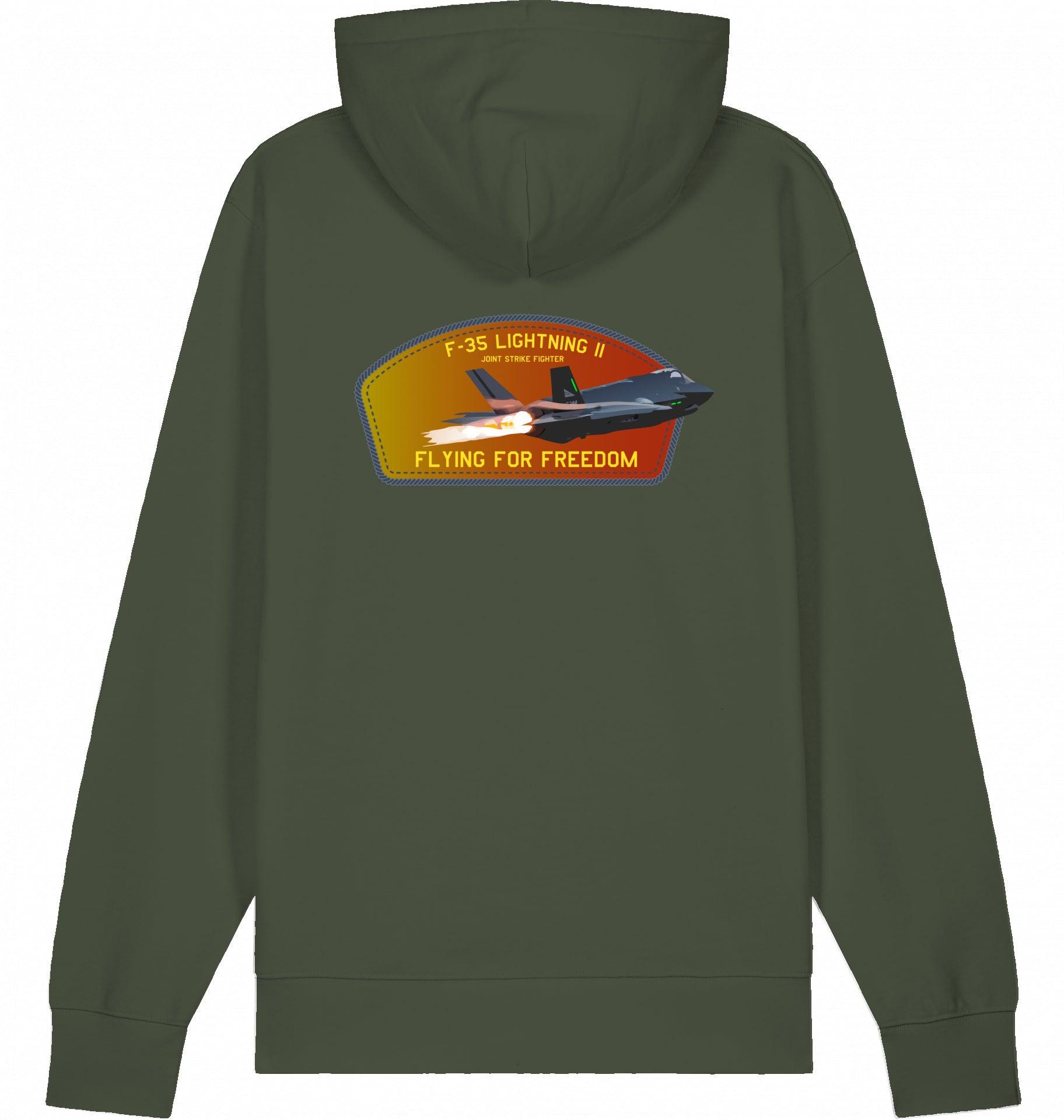 Aviation Flugzeug Hoodie F-35 Lightning II Jet für Piloten, Crews, Kinder & Planespotter made by SUPERSONIC aero 4U