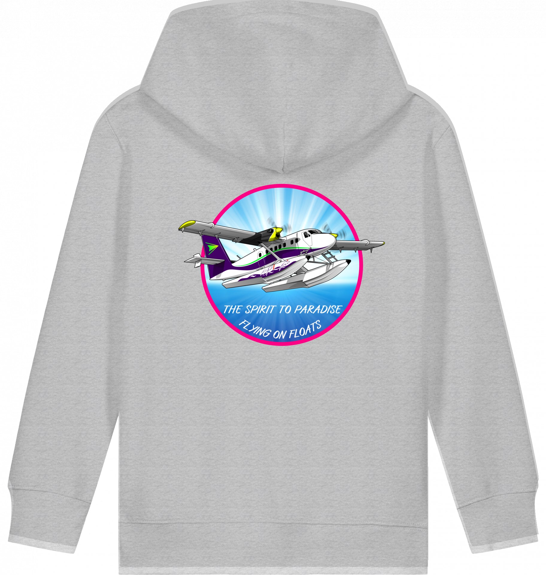 Aviation Kids Flugzeug Hoodie DHC-6 Twinotter in Paradise für Piloten, Crews, Kinder & Planespotter made by SUPERSONIC aero 4U