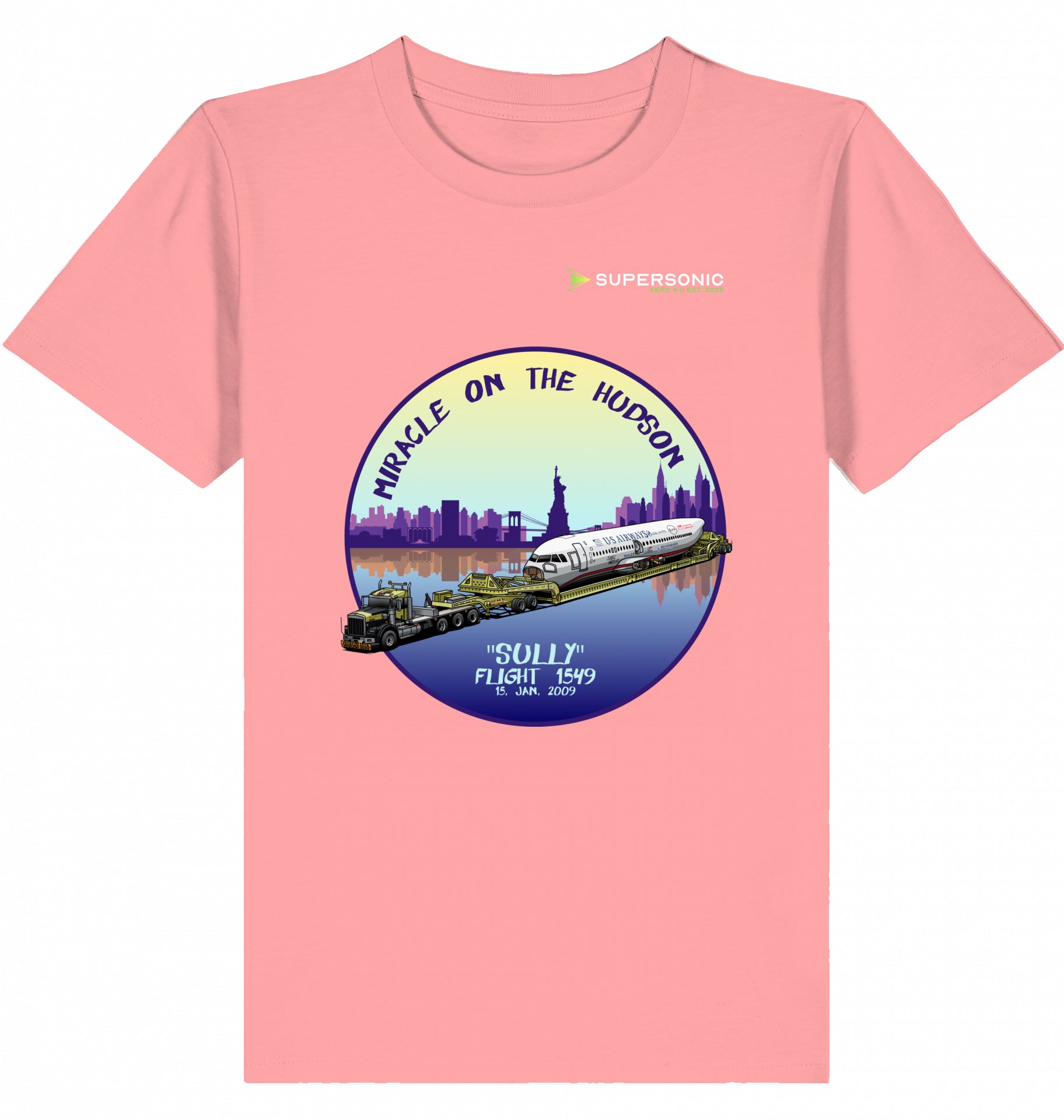 Airbus Tshirt Kinder, Airbus A320 Tshirt Kids, Captain Sullenberger Tshirt, Sully Tshirt Kinder, Flight 1549 Tshirt