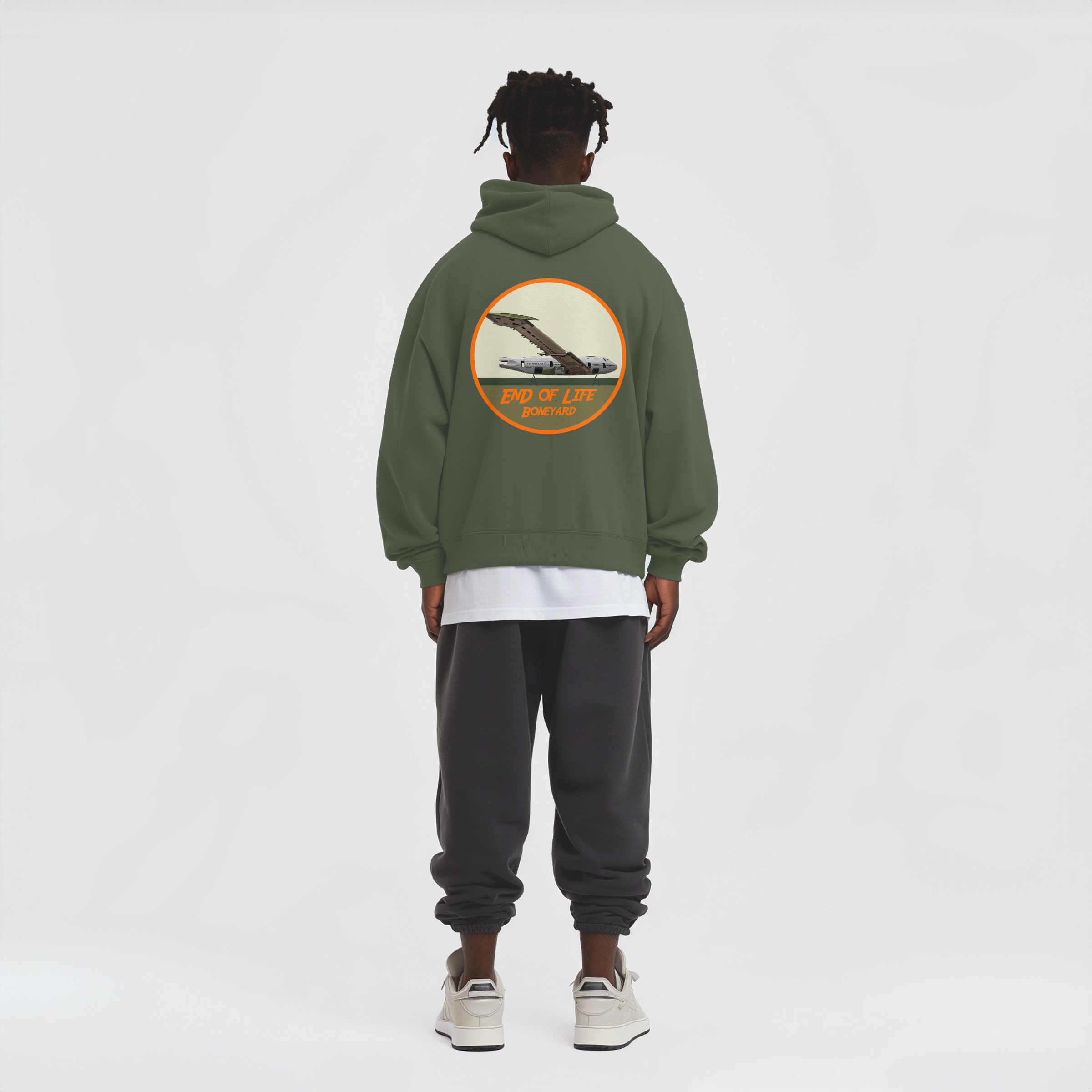 Aviation Flugzeug Hoodie Boeing 747 Jumbojet Boneyard für Piloten, Crews, Kinder & Planespotter made by SUPERSONIC aero 4U