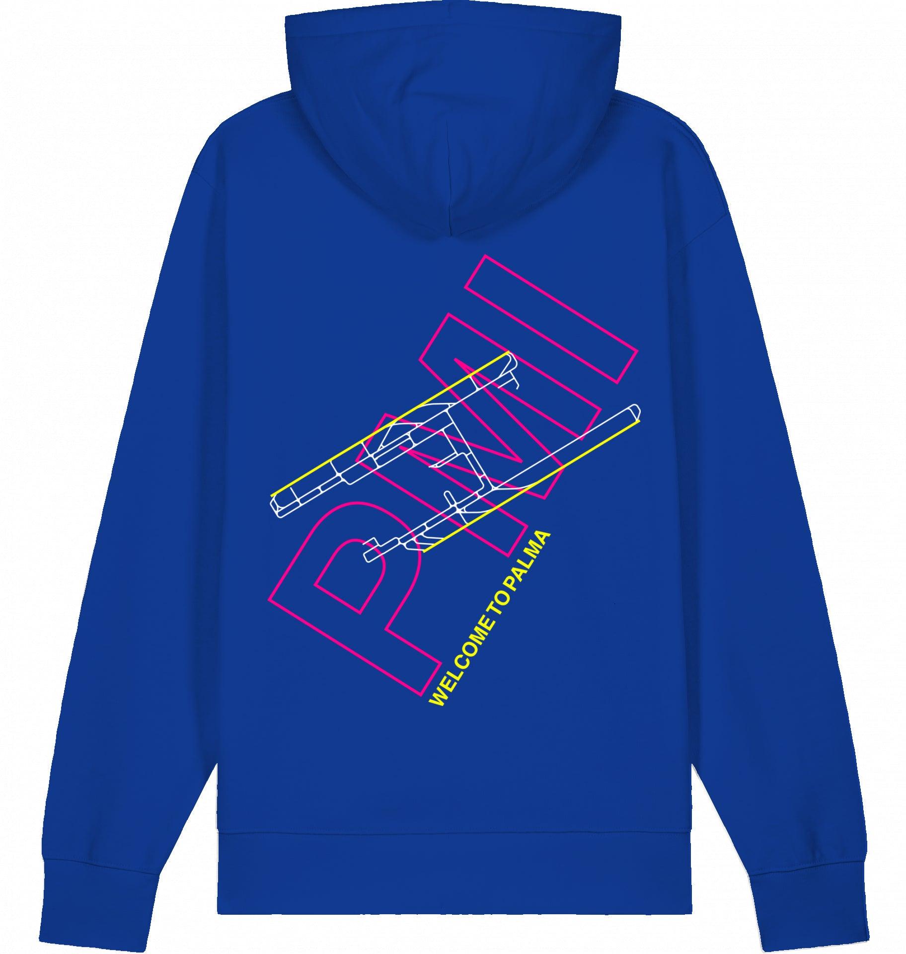 Aviation Palma de Mallorca PMI Airport Hoodie 2.0 Worker Blue für Piloten, Crews, Kinder & Planespotter made by SUPERSONIC aero 4U