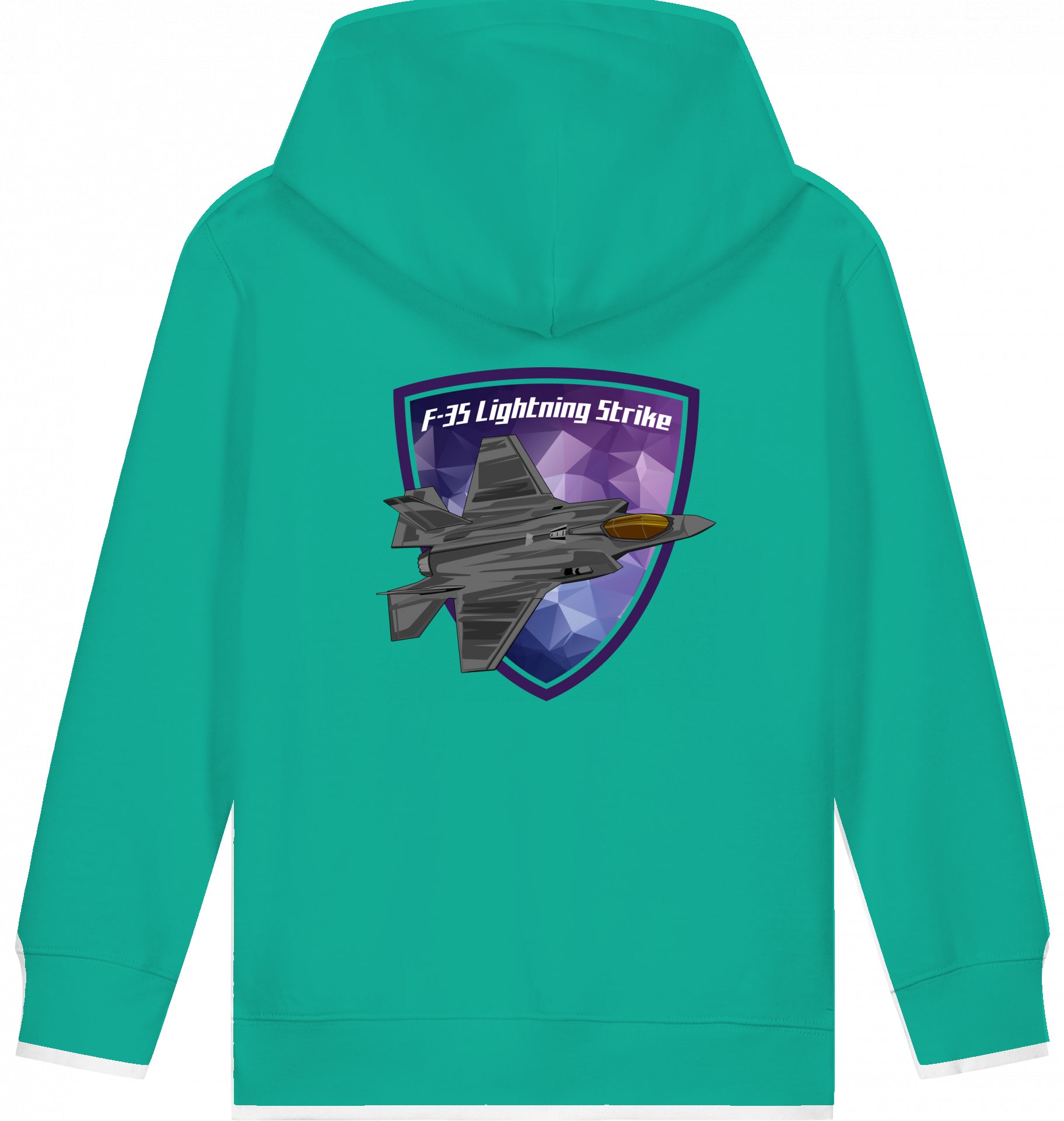 Kids Flugzeug Hoodie Lockheed Martin F-35 Lightning Strike