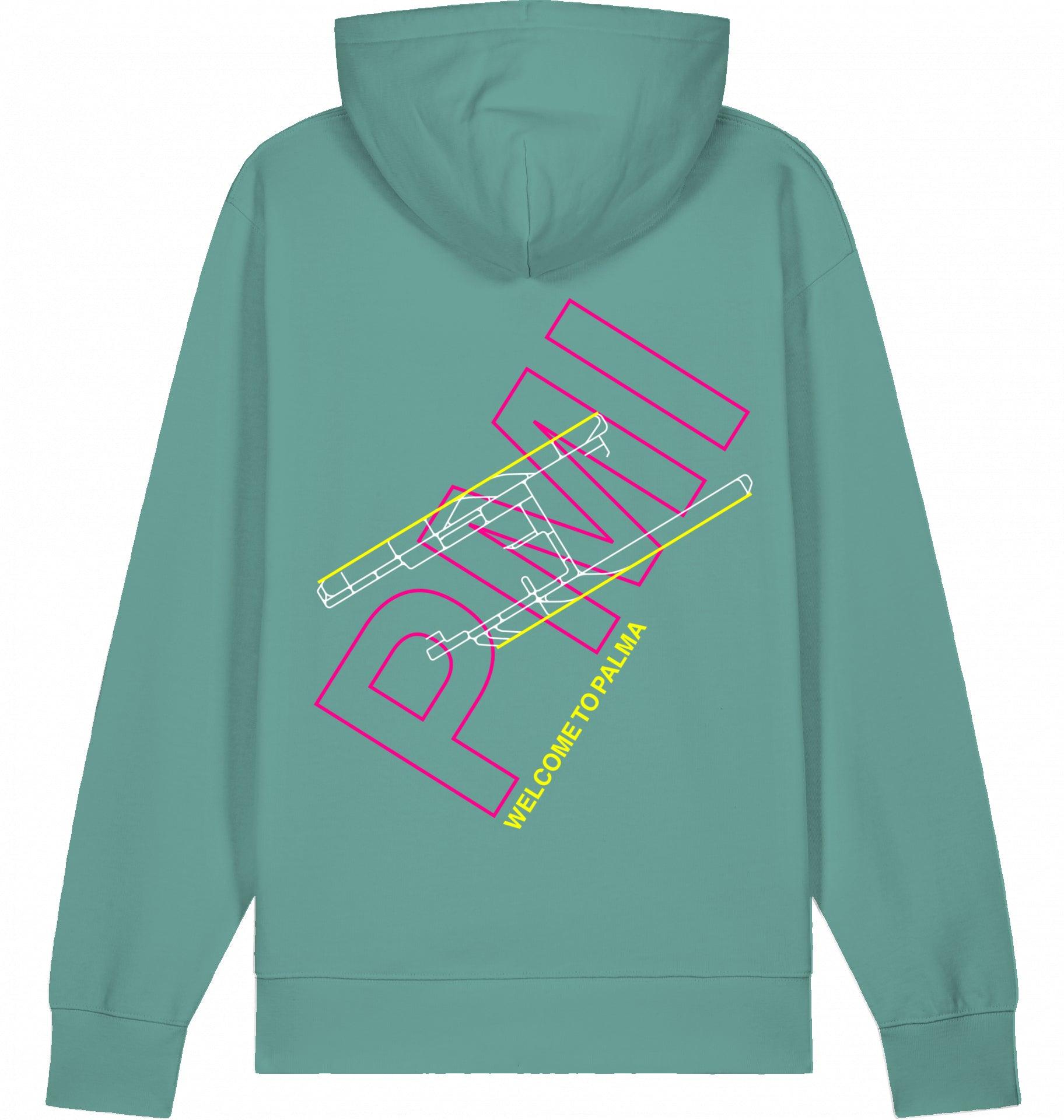 Aviation Palma de Mallorca PMI Airport Hoodie 2.0 Green Bay für Piloten, Crews, Kinder & Planespotter made by SUPERSONIC aero 4U