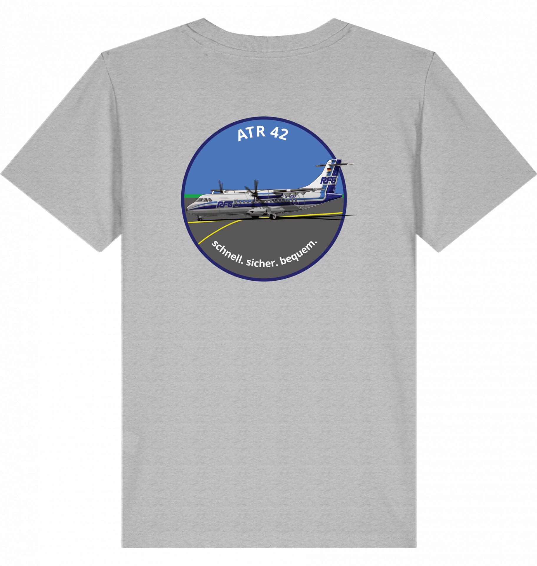 ATR Aircraft Tshirt Kinder, Piloten Tshirt ATR42 Kinder, ATR42 Flugzeug Tshirt, RFG Regionalflug Tshirt Kinder, Flugzeug Tshirt Kinder, Supersonic Aero 4U